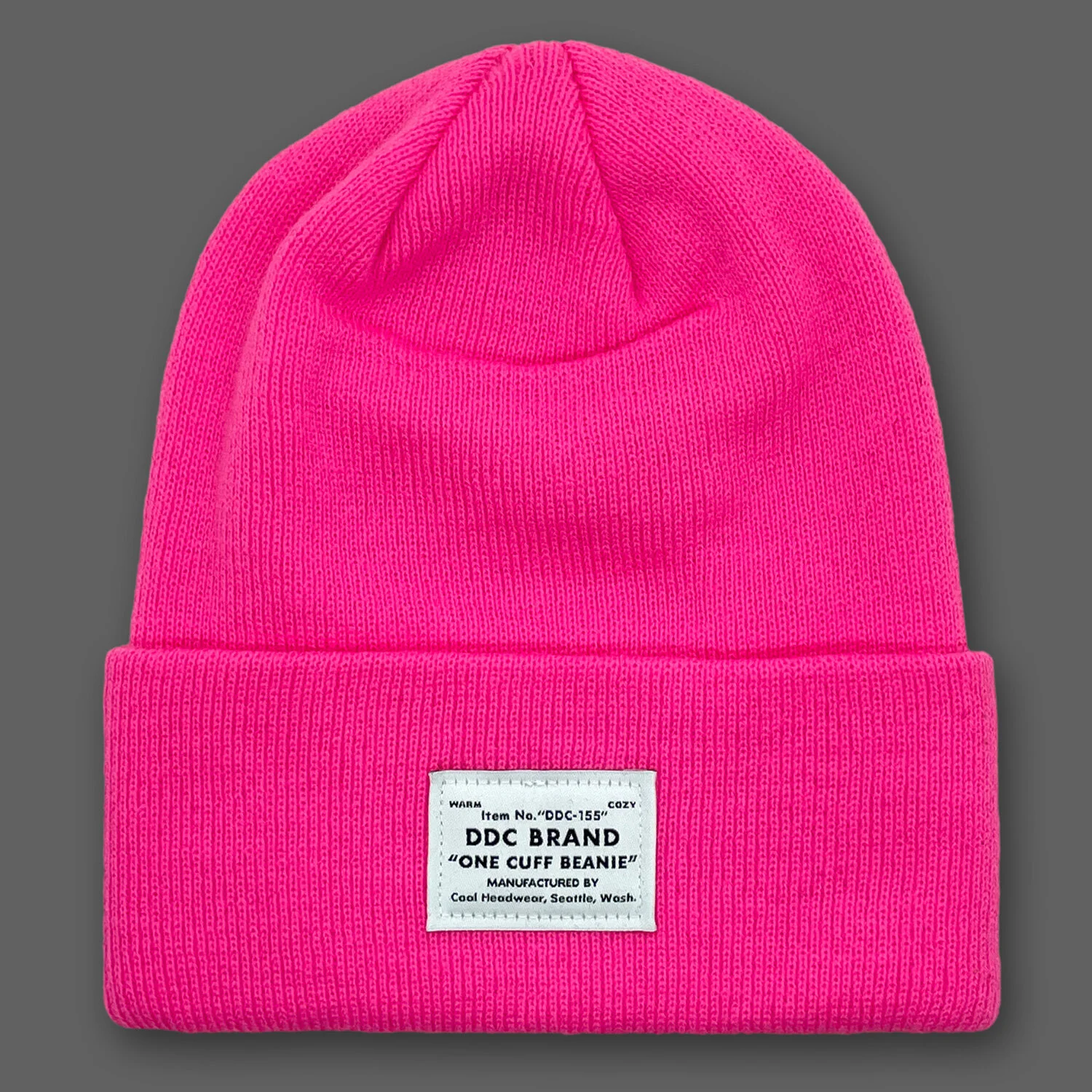 Hot Pink Beanie Hot Pink  main image 2