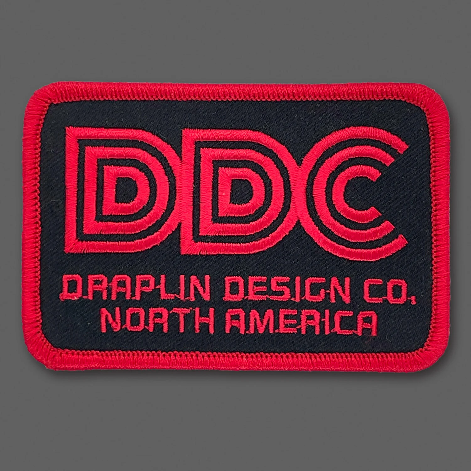 DDC-159 “Thick Lines DDC - Black/Red” Souvenir Patch