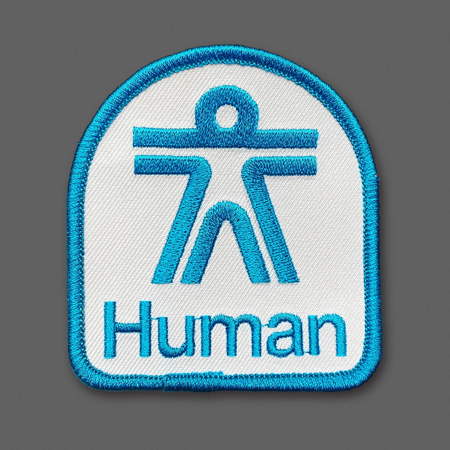 DDC-247 “Human” White/Cyan Souvenir Patch