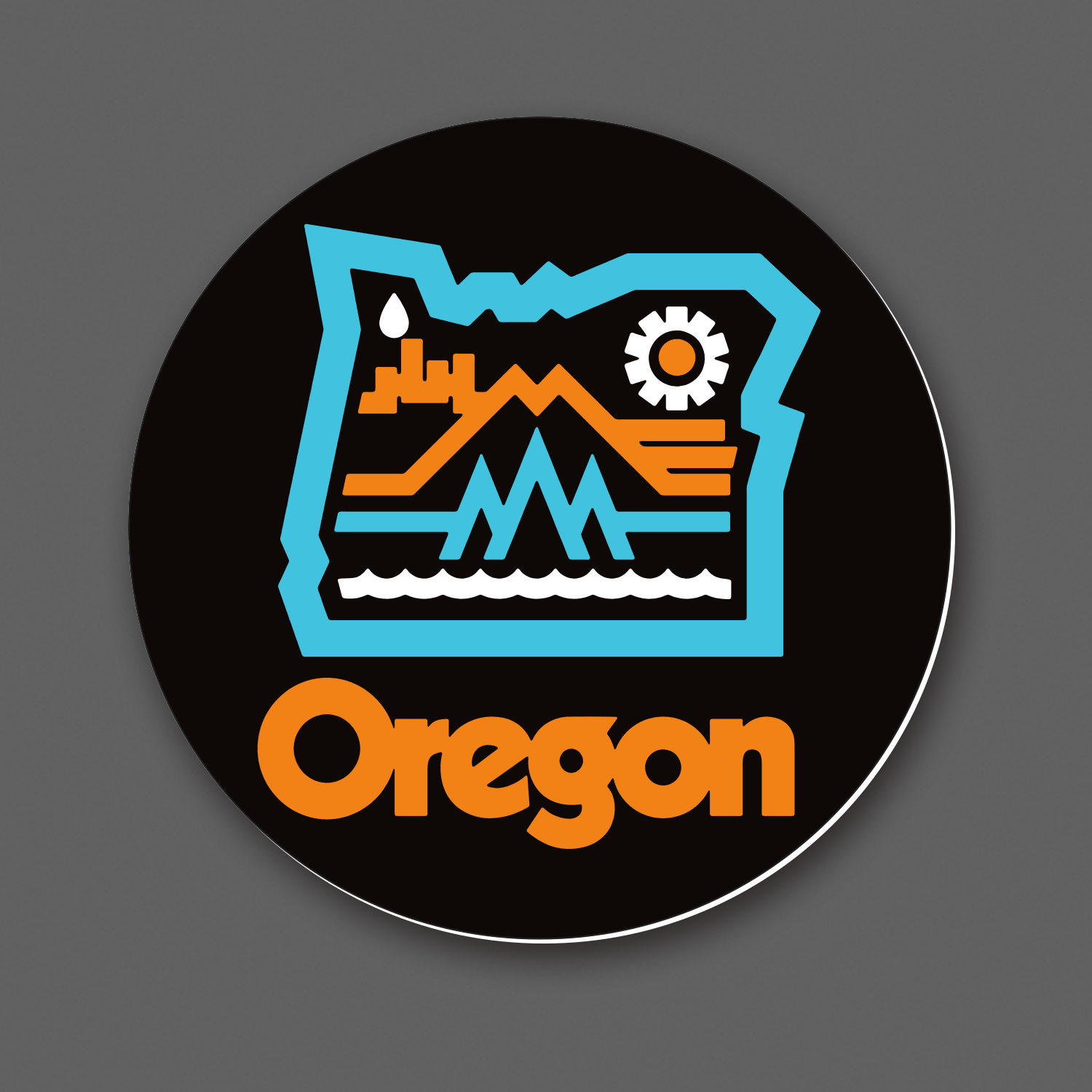 DDC-081 “Oregon Oh Yeah - Black” Decal