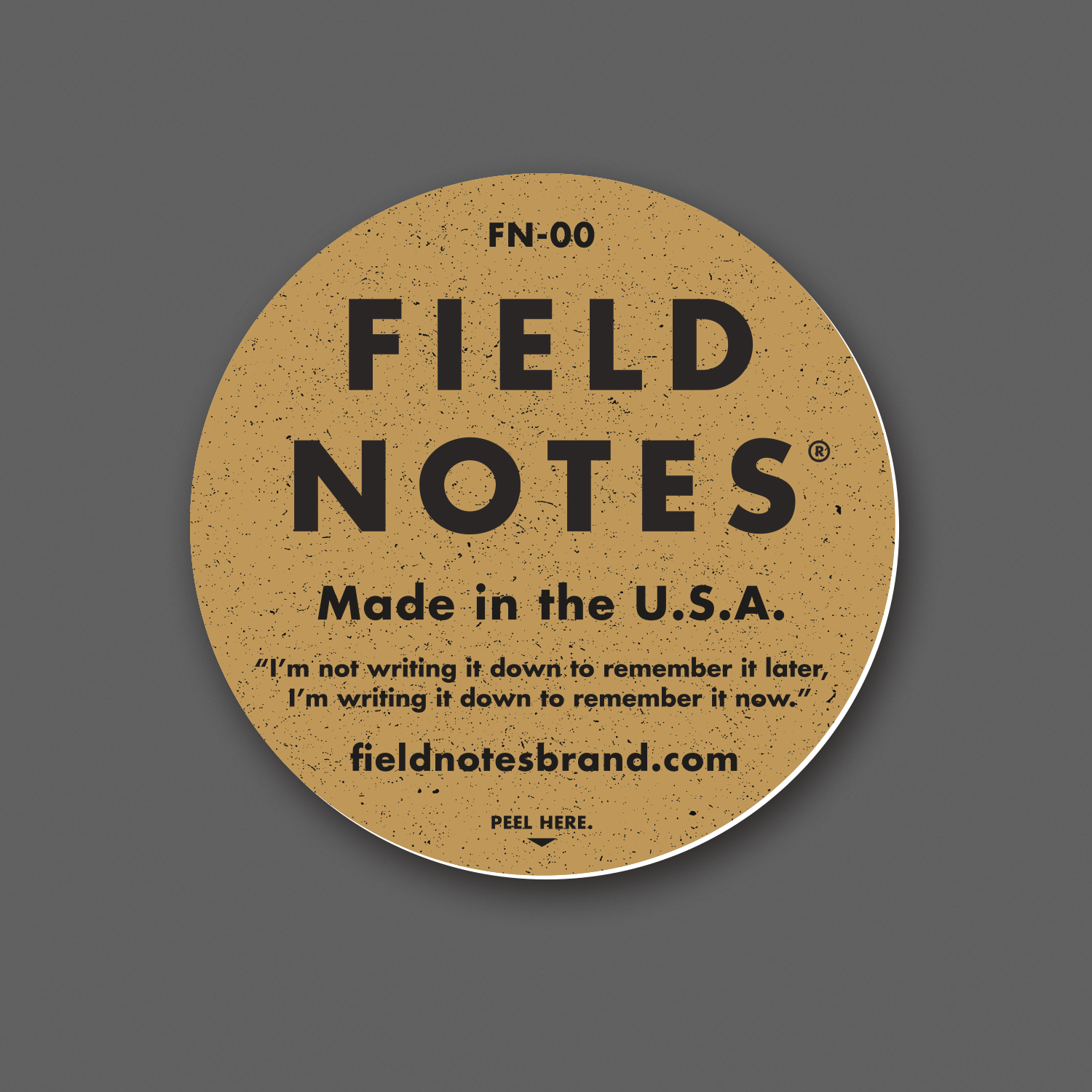DDC-227 “Field Notes” Decal — Draplin Design Co., North America