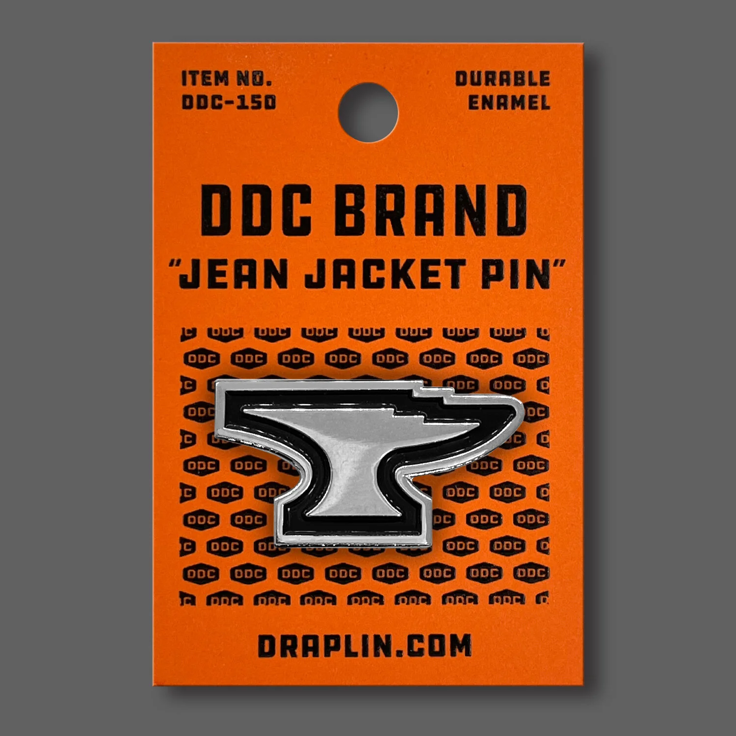 DDC-150 “Anvil Strength” Jean Jacket Pin