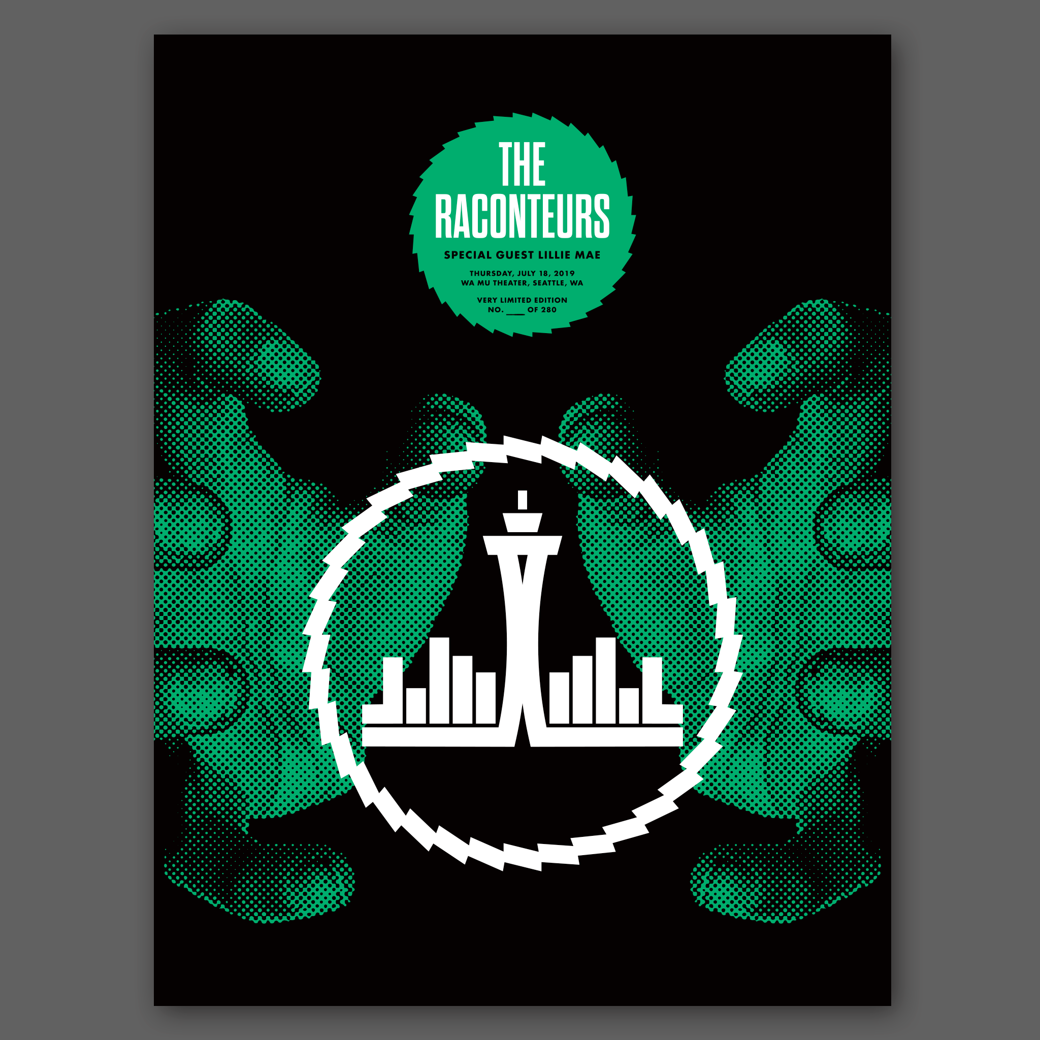 DDC-237 “The Raconteurs, Seattle, 7/18/2019” Poster