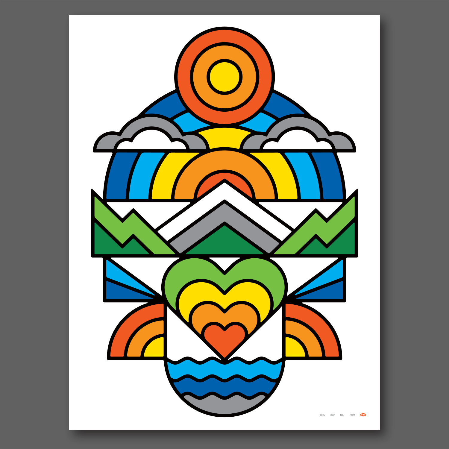 DDC-206 “Lush Landscape” Poster — Draplin Design Co., North America