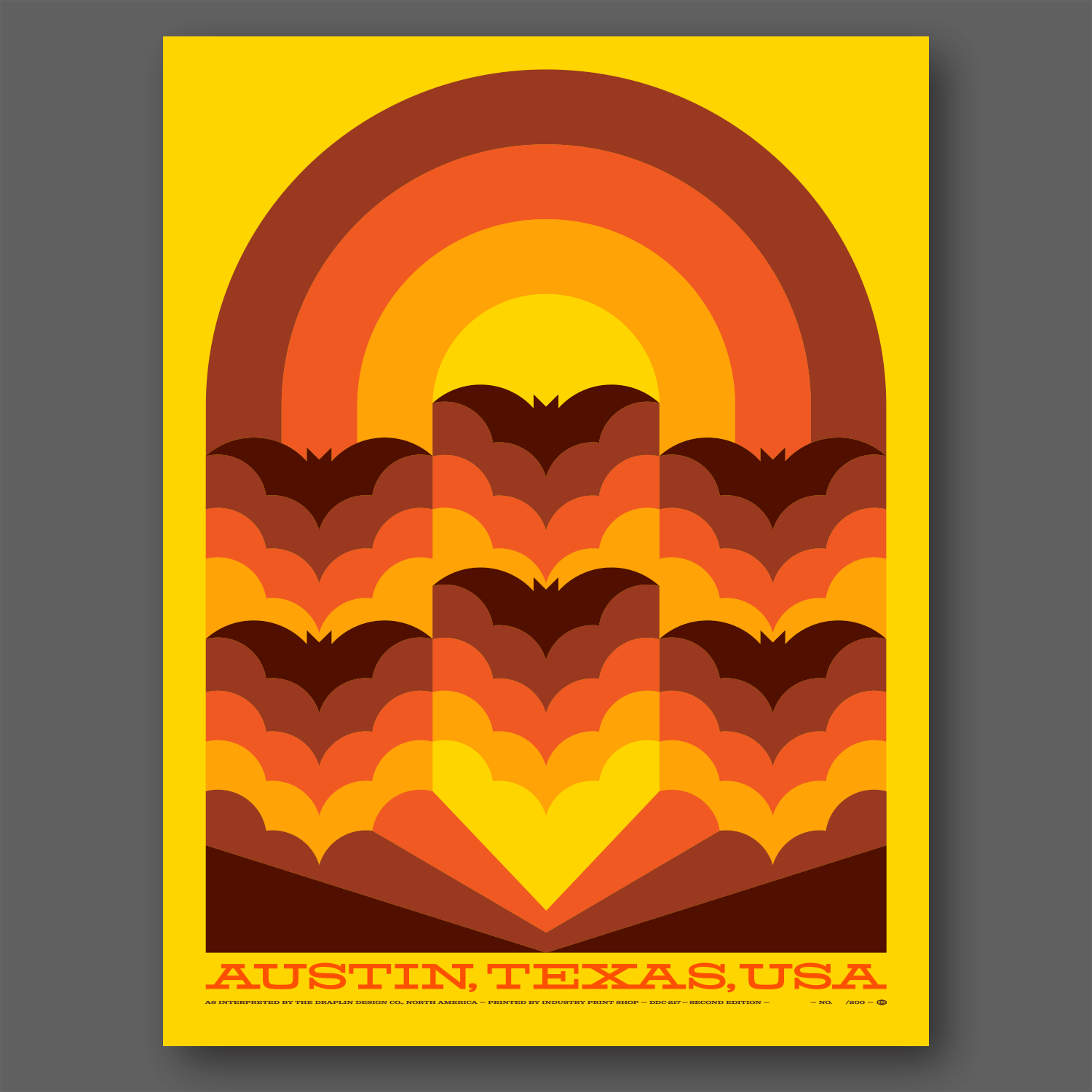 DDC 217 Austin Texas USA Poster Draplin Design Co North America