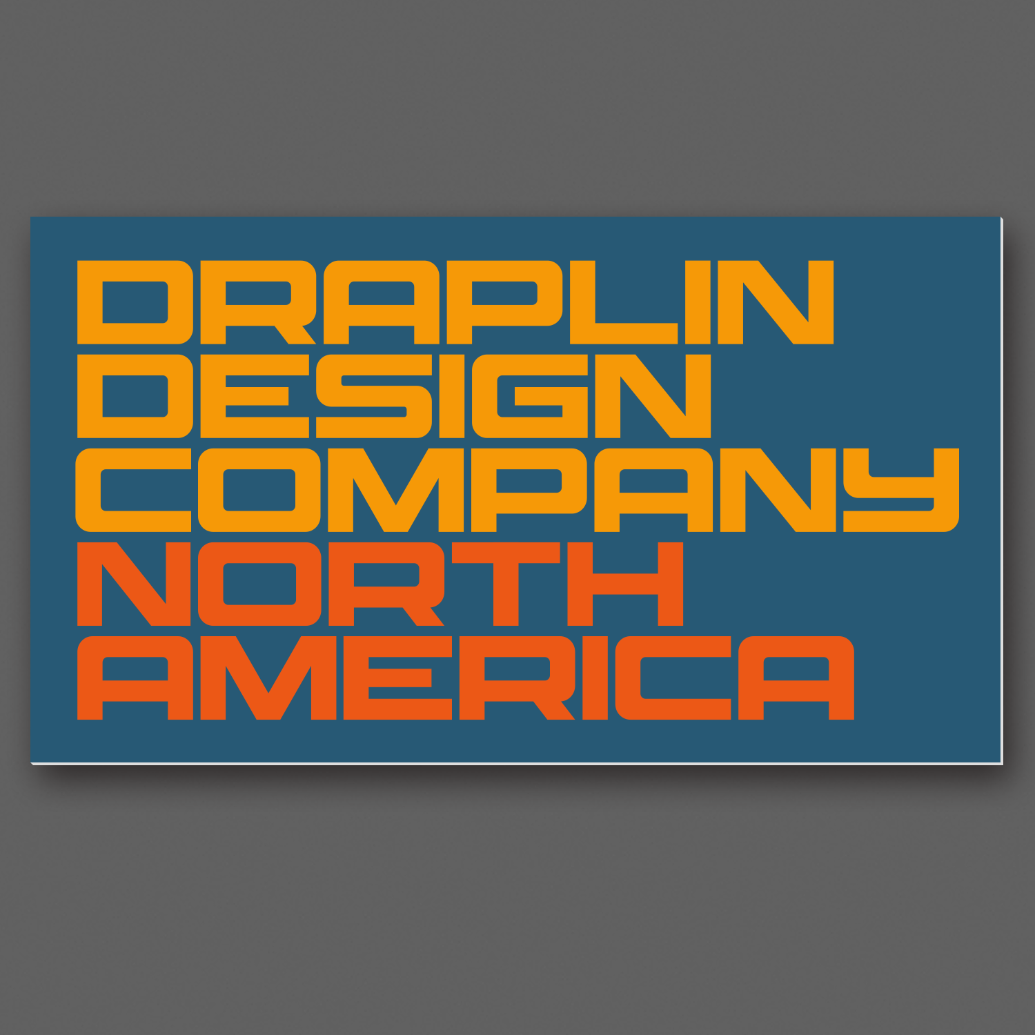 DDC-015 “DDC Northlock - Slate/Orange” Decal