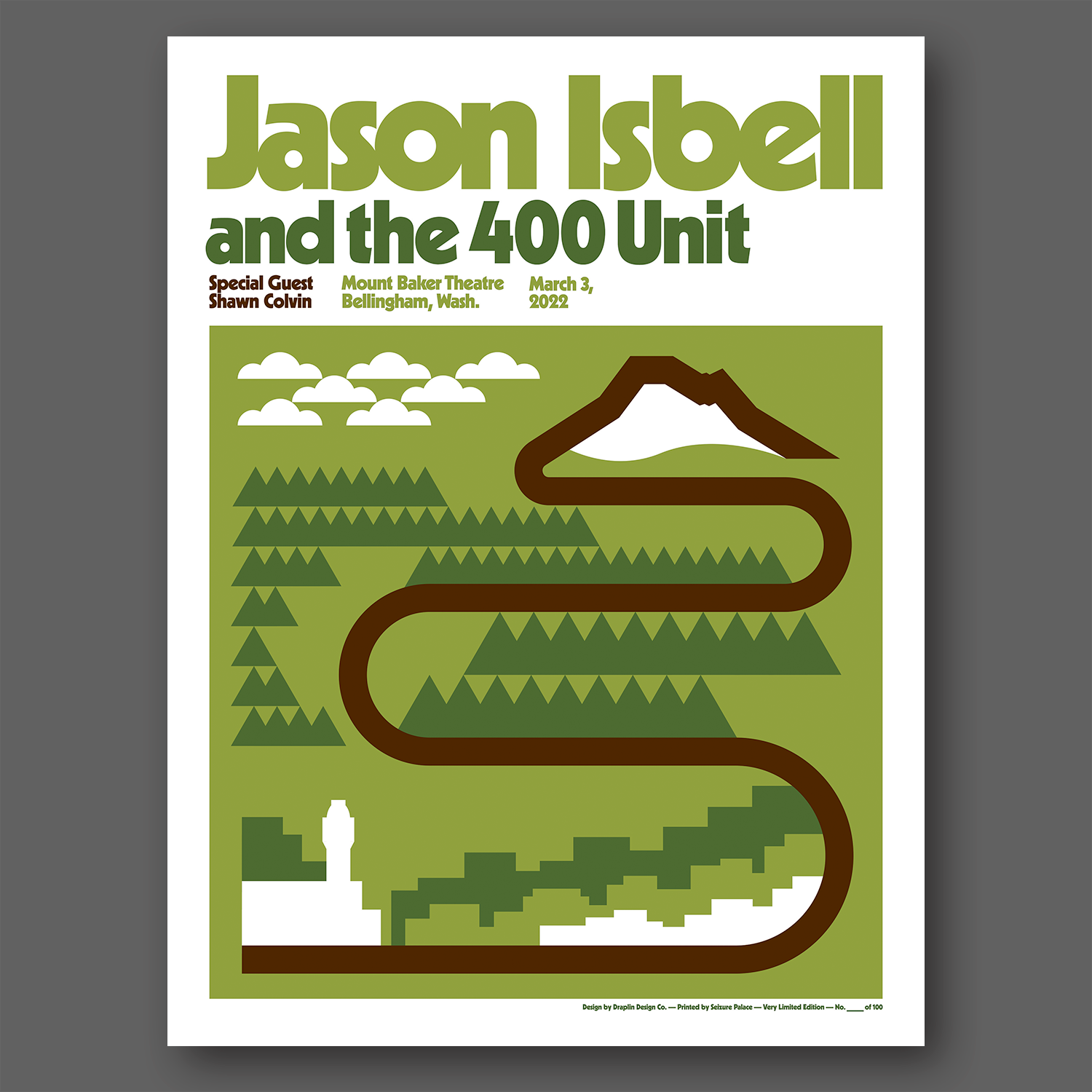 DDC-057 “Jason Isbell, Bellingham, 3/3/2022” Poster