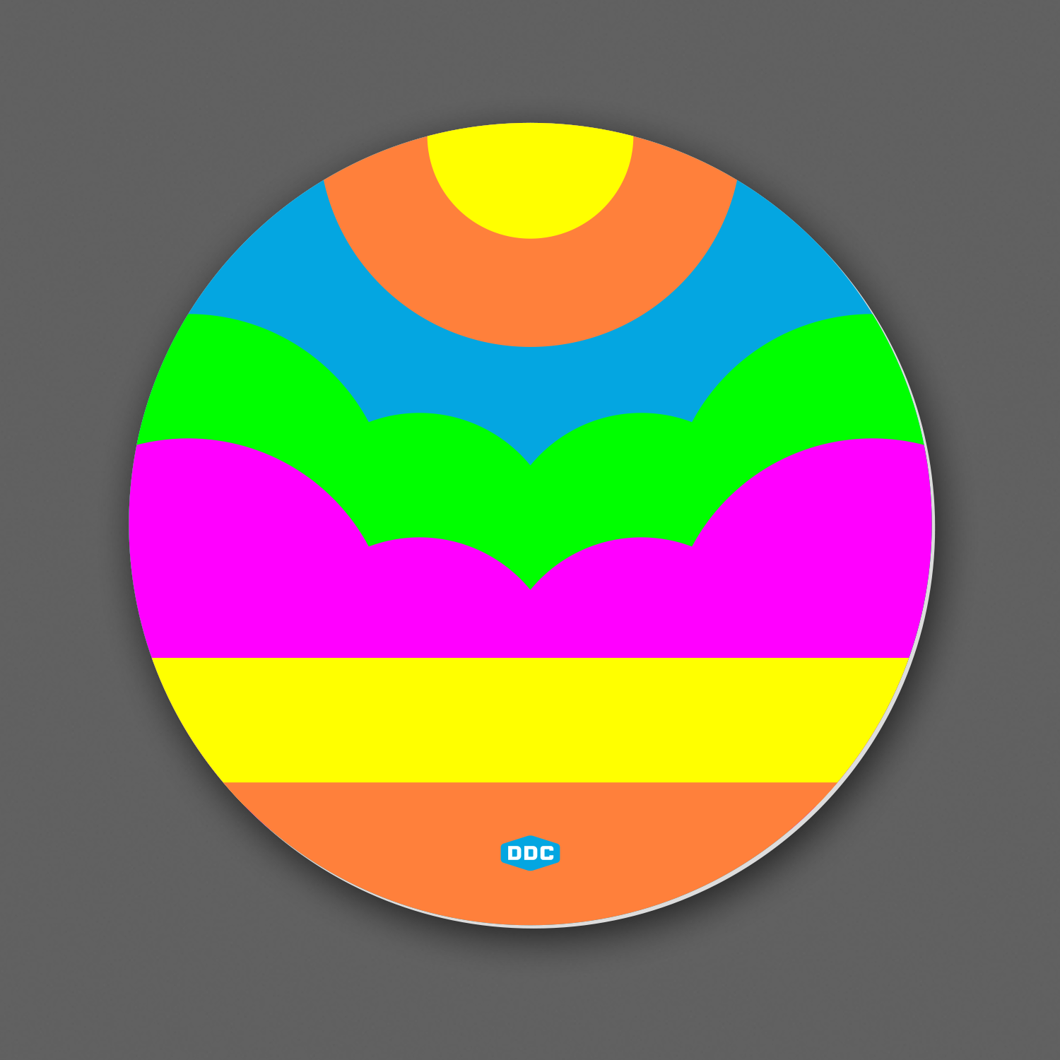 DDC-323 “Thick Lines Expanse - Fluorescents” Decal