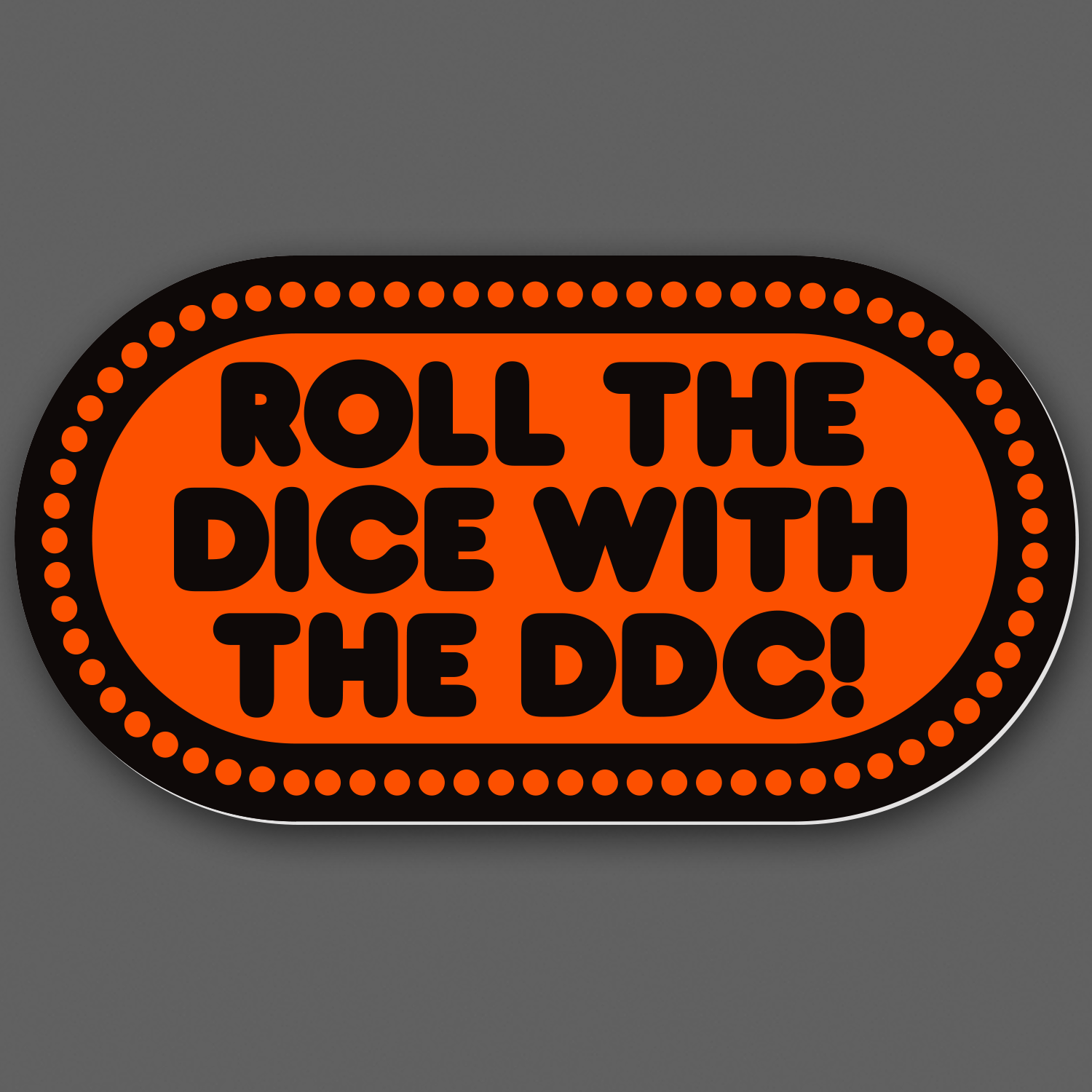 DDC-306 Dee-Dee-Cee-Low “Roll The Dice” Decal