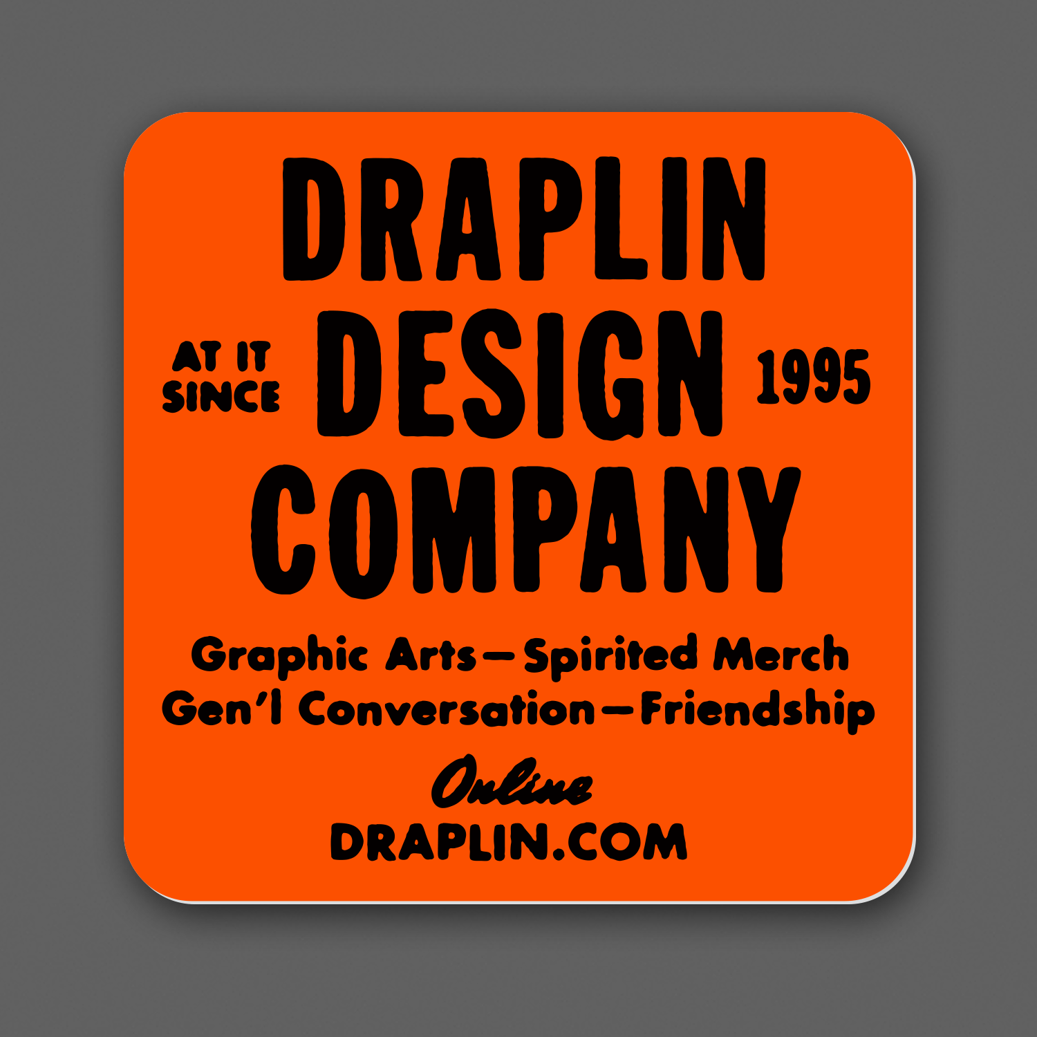 DDC-301 “DDC Orange Statement” Decal