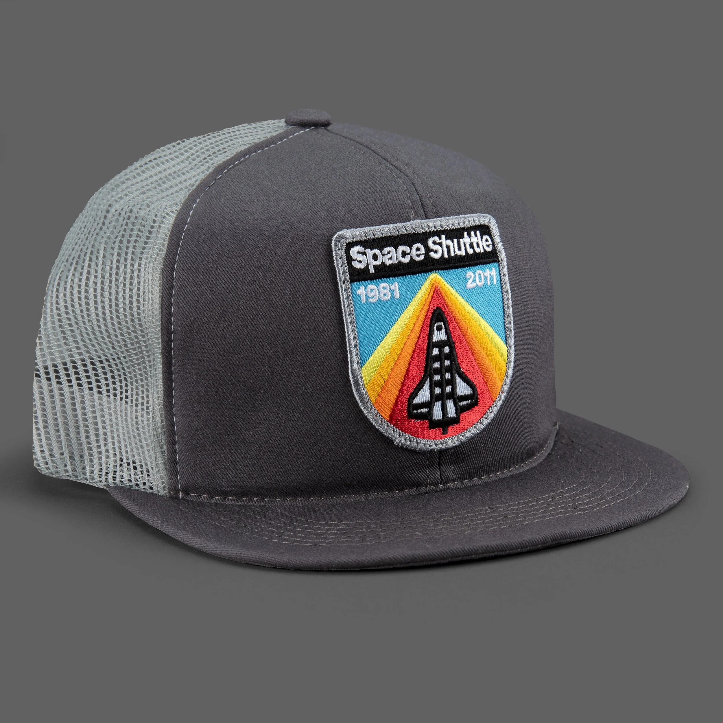 DDC-090 “Space Shuttle - Moon Rock Gray/Light Gray Mesh” Action Cap