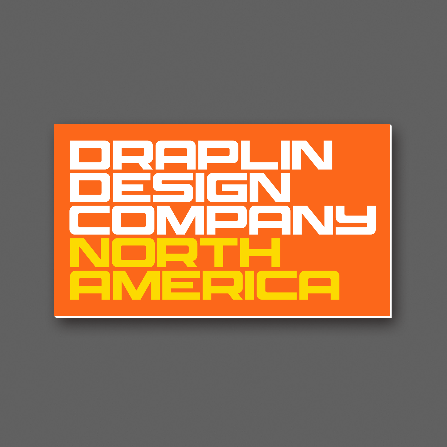 DDC-015 “DDC Northlock - Orange/Yellow” Decal