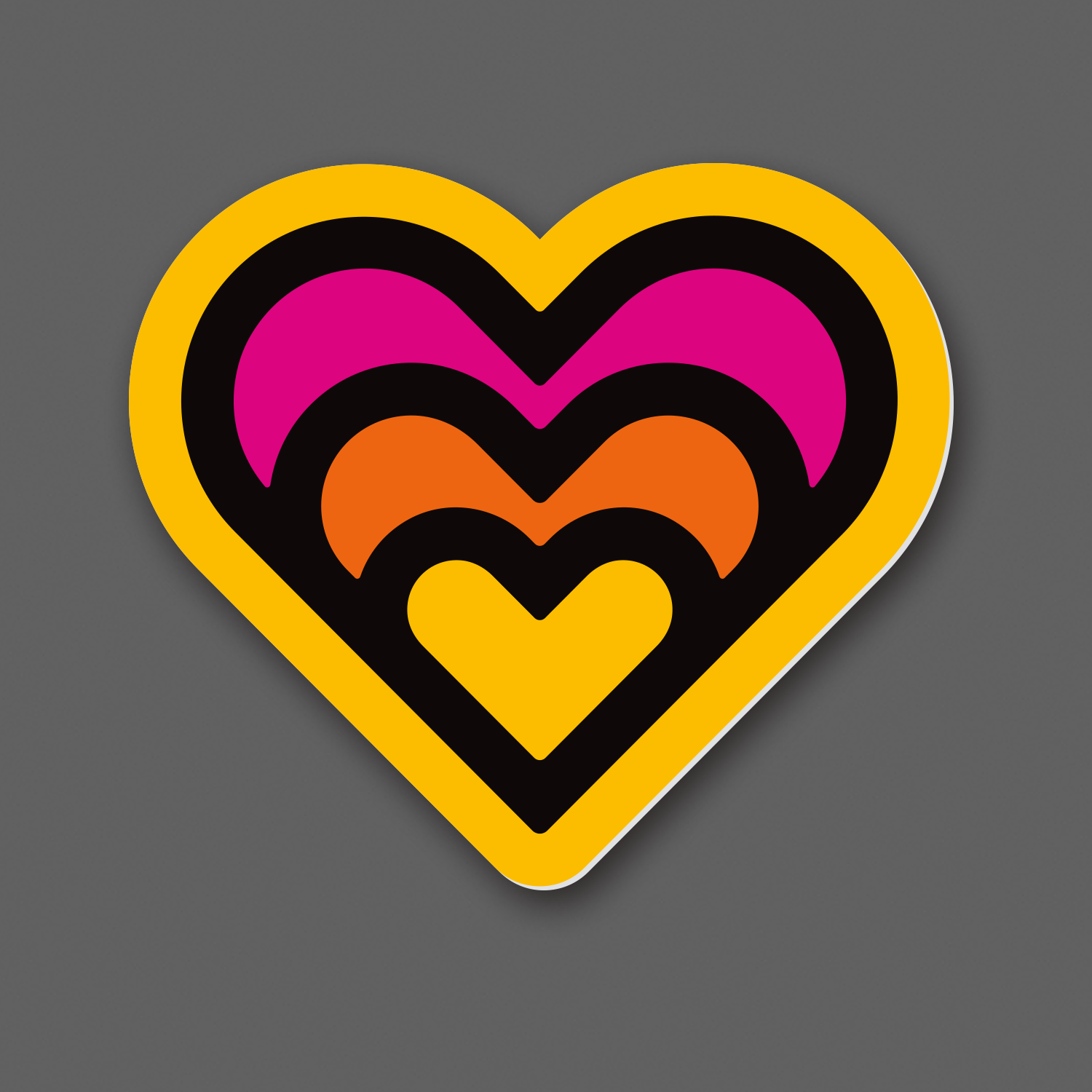 DDC-205 “Expanding Heart - Yellow” Decal