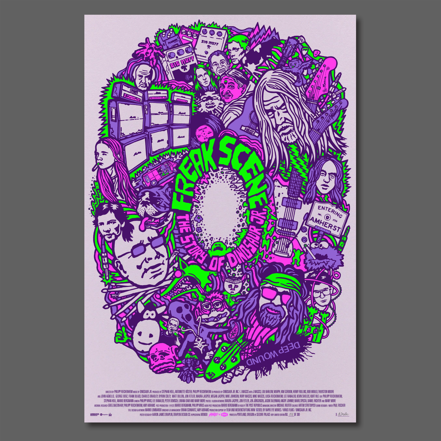 DDC-305 “Mondo × DDC ‘Freak Scene’ Premiere, 6/28/2022 - Purple Variant” Poster
