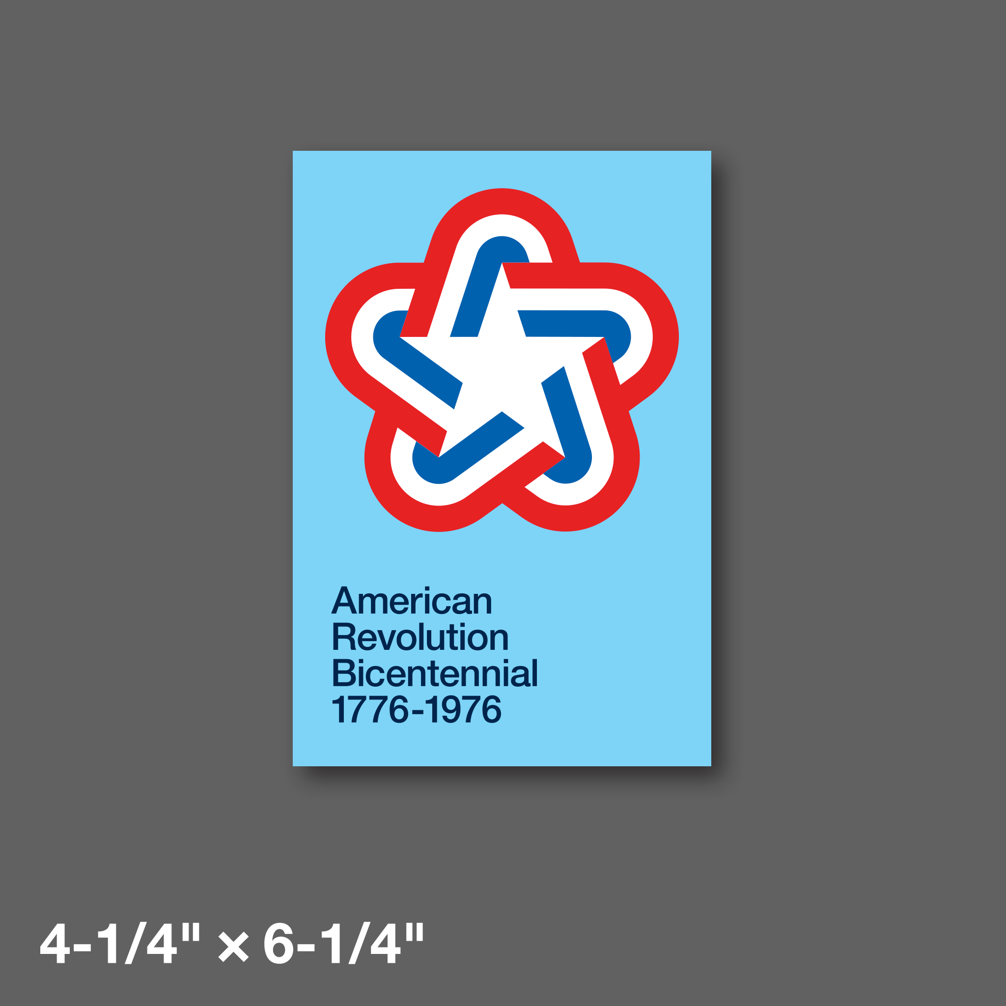 DDC-276 “American Bicentennial” Mini Print - 4-1/4" × 6-1/4