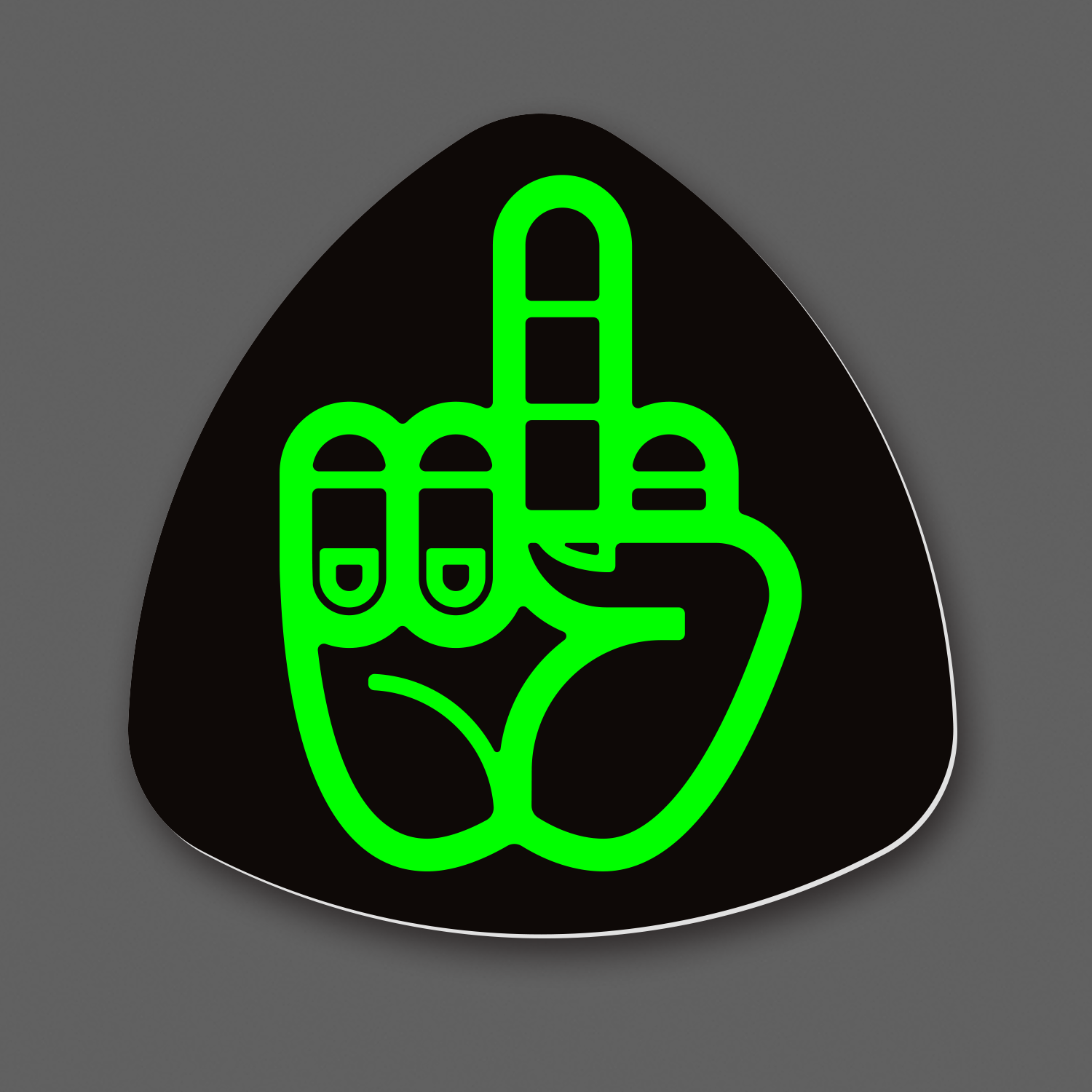 DDC-229 “Middle Finger - Black” Decal