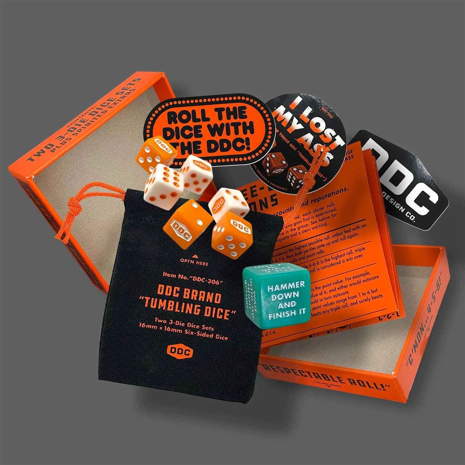 DDC-306 “DDC Brand Tumbling Dice” Super Kit