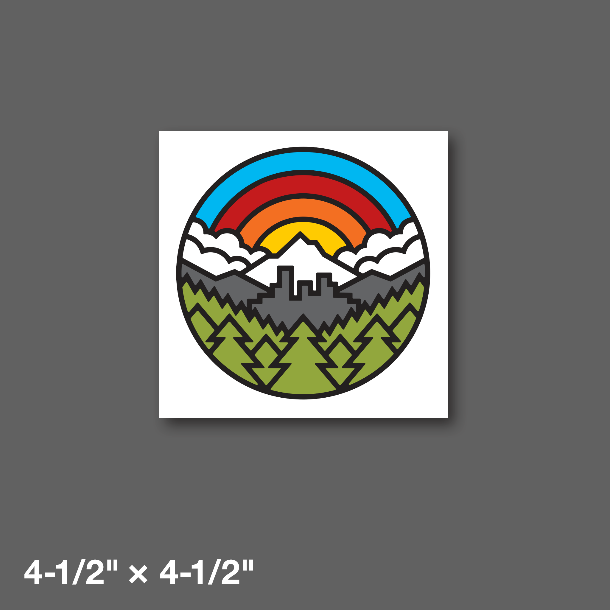 DDC-128 “Perfectly Portland” Mini Print - 4-1/2" (W) × 4-1/2"
