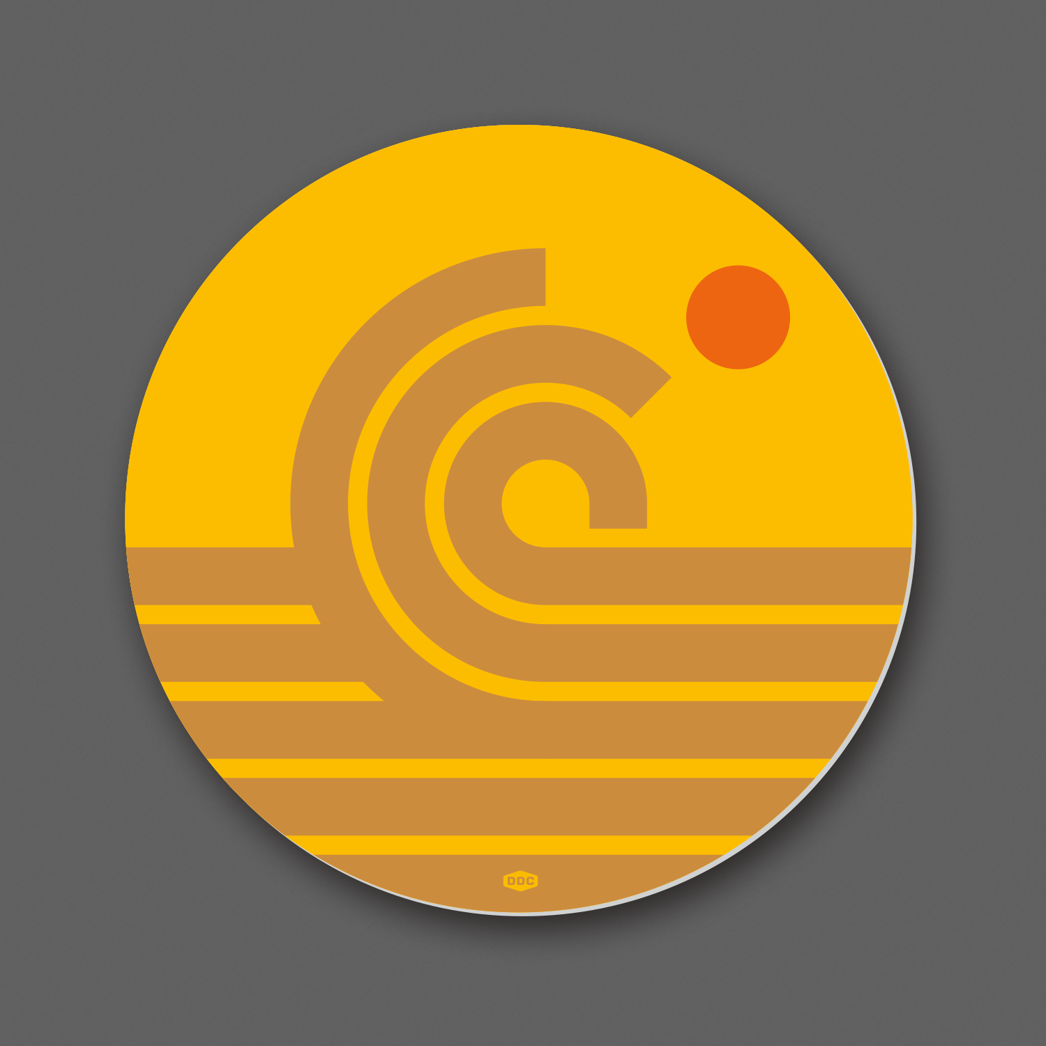 DDC-194 “Oceanics - Yellow/Brown” Decal