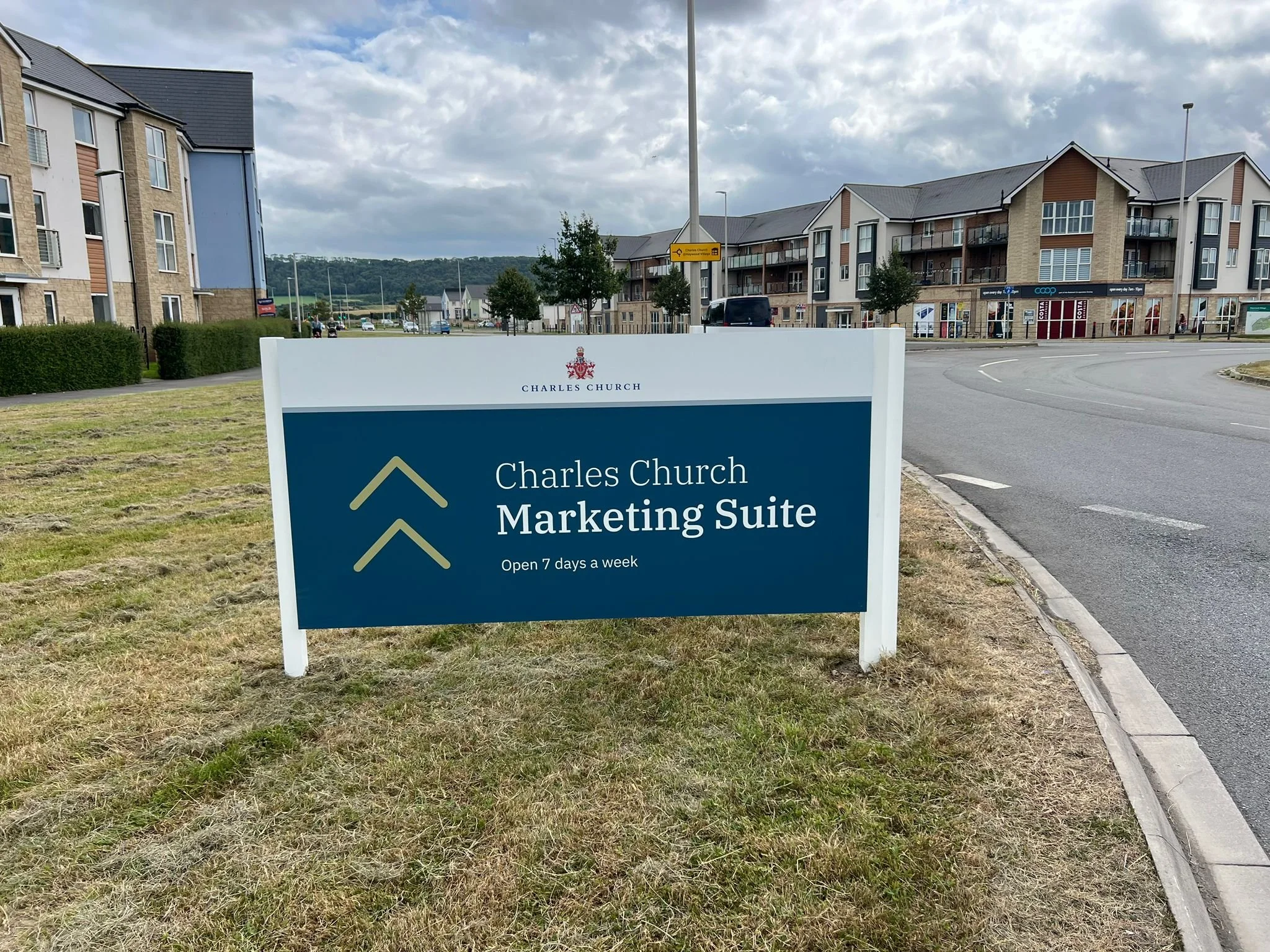 Pillar and Post Stack Sign for Persimmon Homes