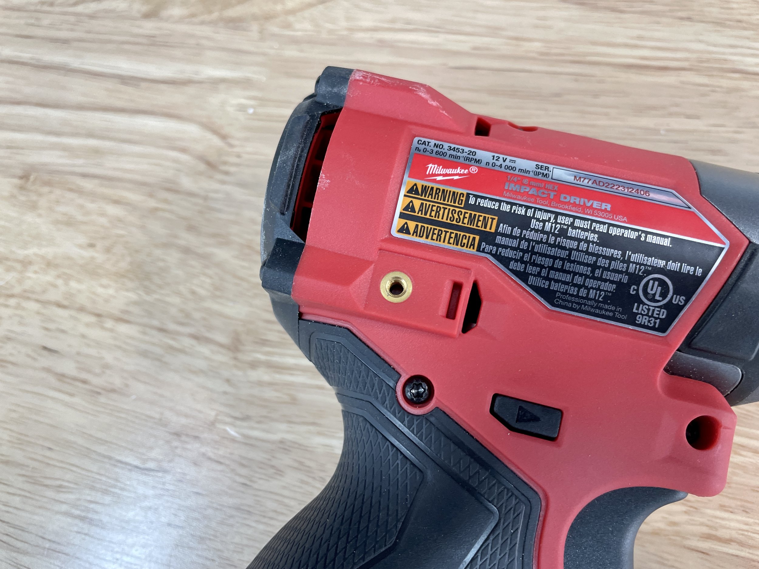 Milwaukee M12 3453-20 FUEL 1/4" Hex Impact Driver GEN 3 12V - Foto 4