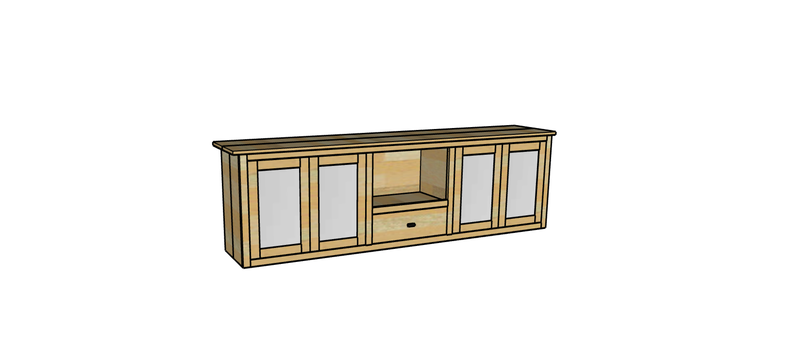 XL TV Console Build Plans