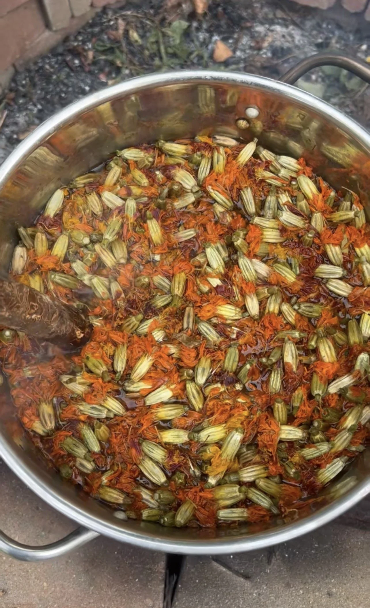 Marigold Dyeing