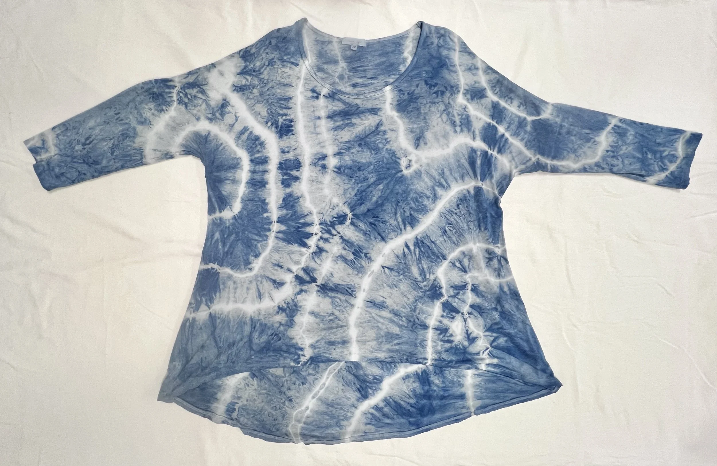 Plant Dyed Tunic - Indigo Geode - Sizes Small-3XL
