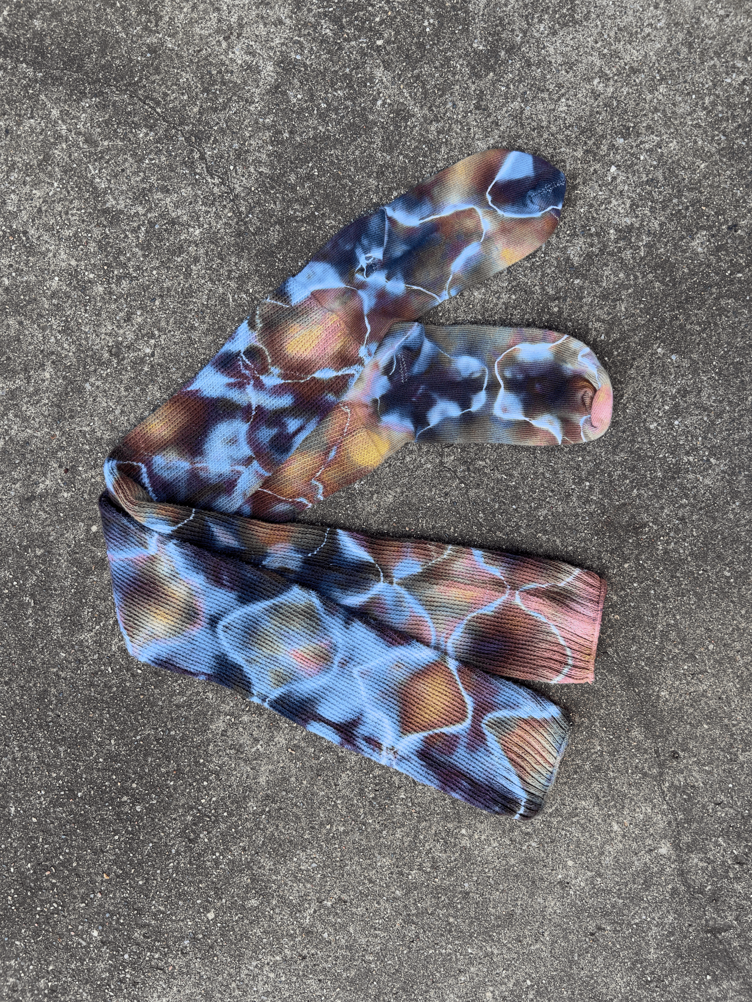 Ice Dyed THIGH HIGH Adult SOCKS