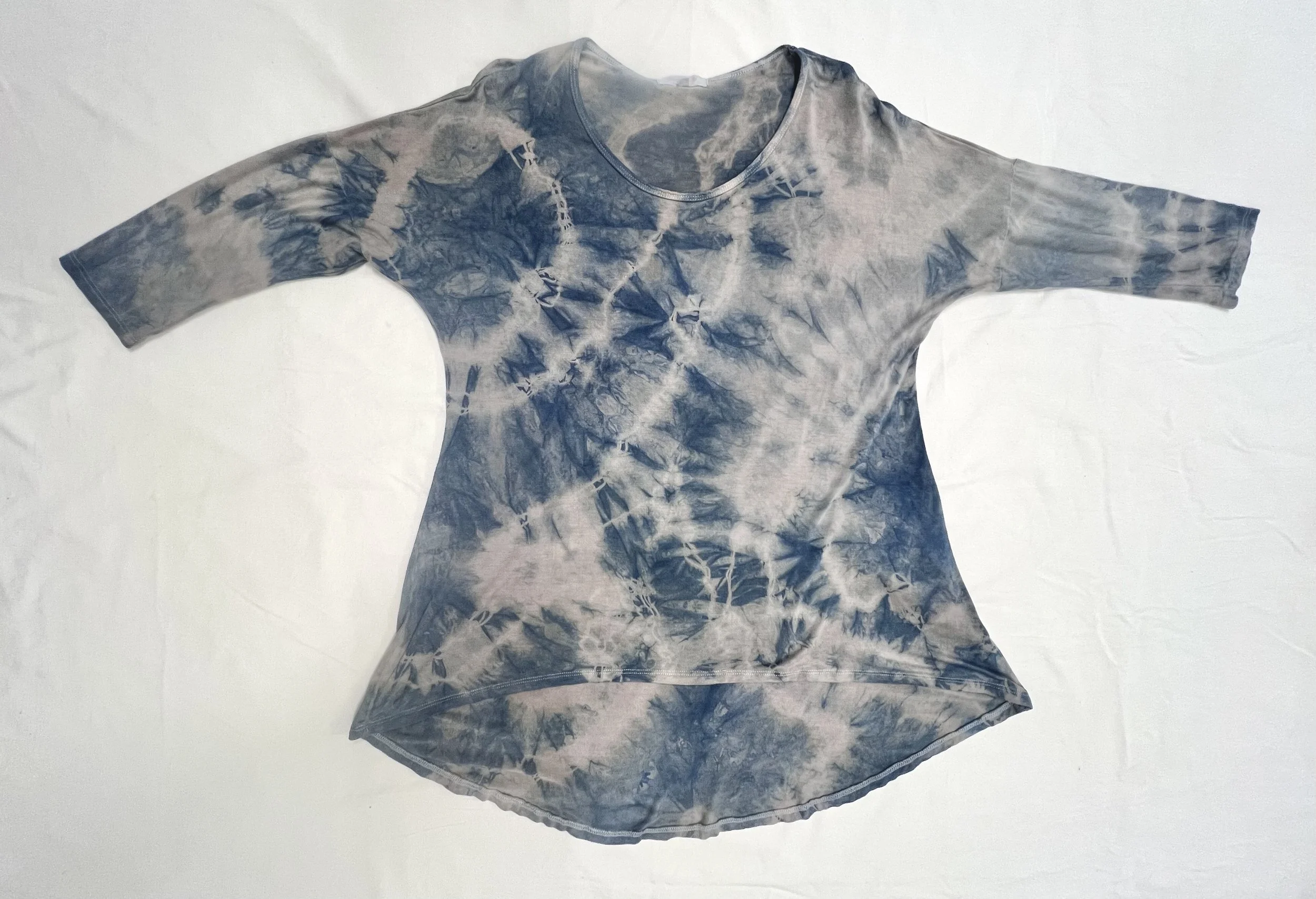Plant Dyed Tunic - Madder, Iron, Indigo Geode- Sizes Small-3XL