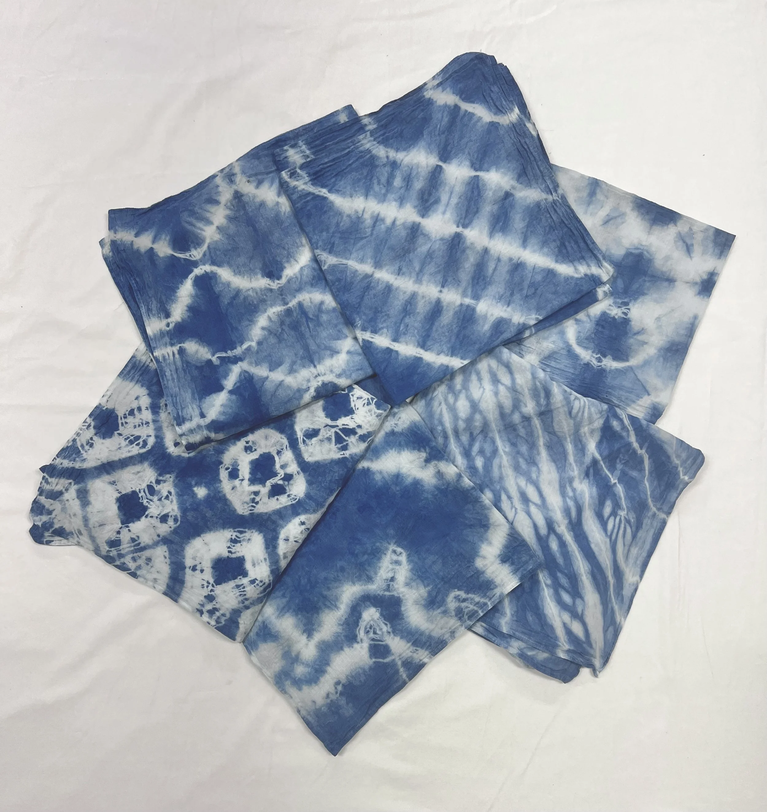 Indigo Dyed Bandanas