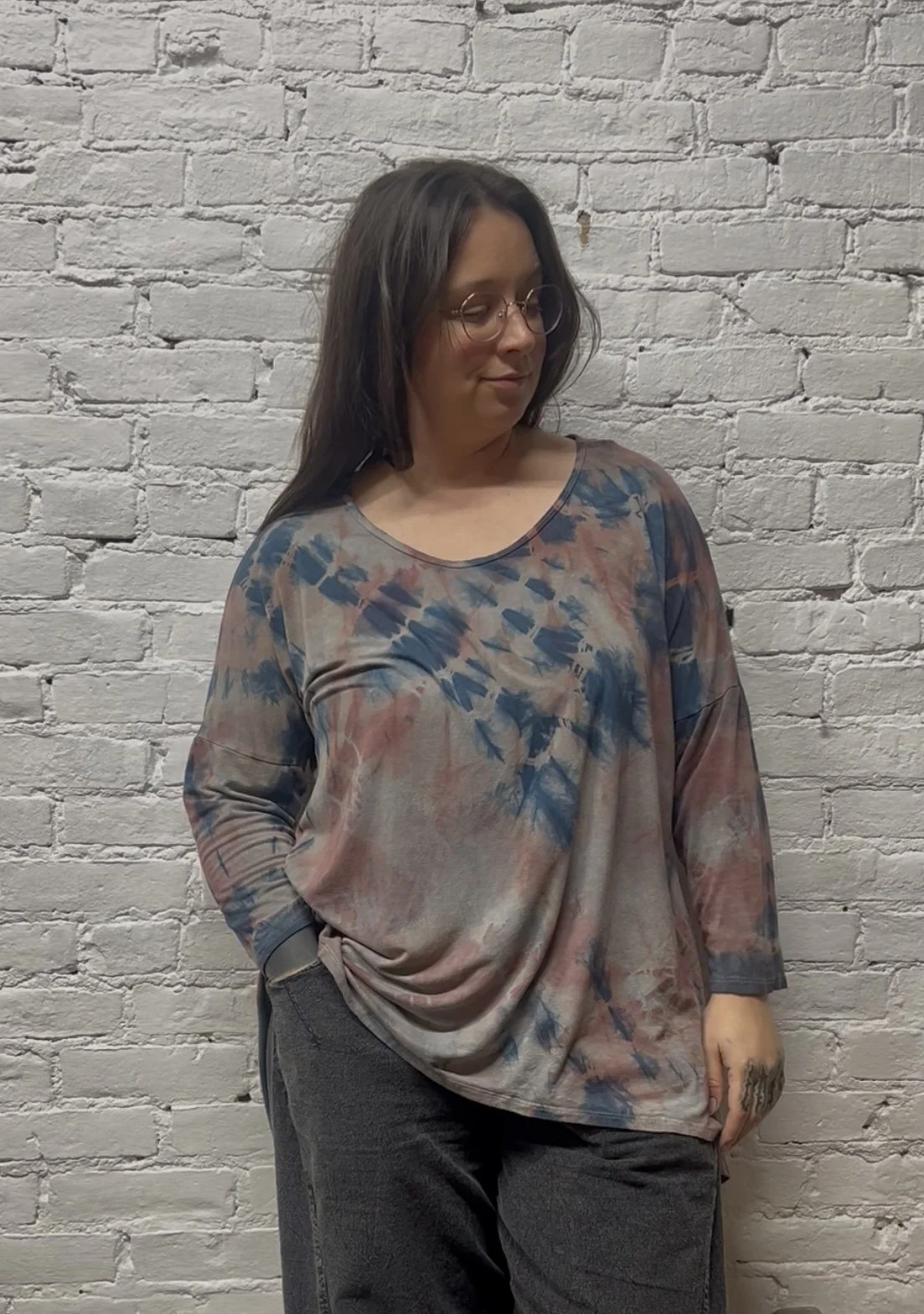 Plant Dyed Tunic - Madder, Iron, Indigo - Sizes Small-3XL