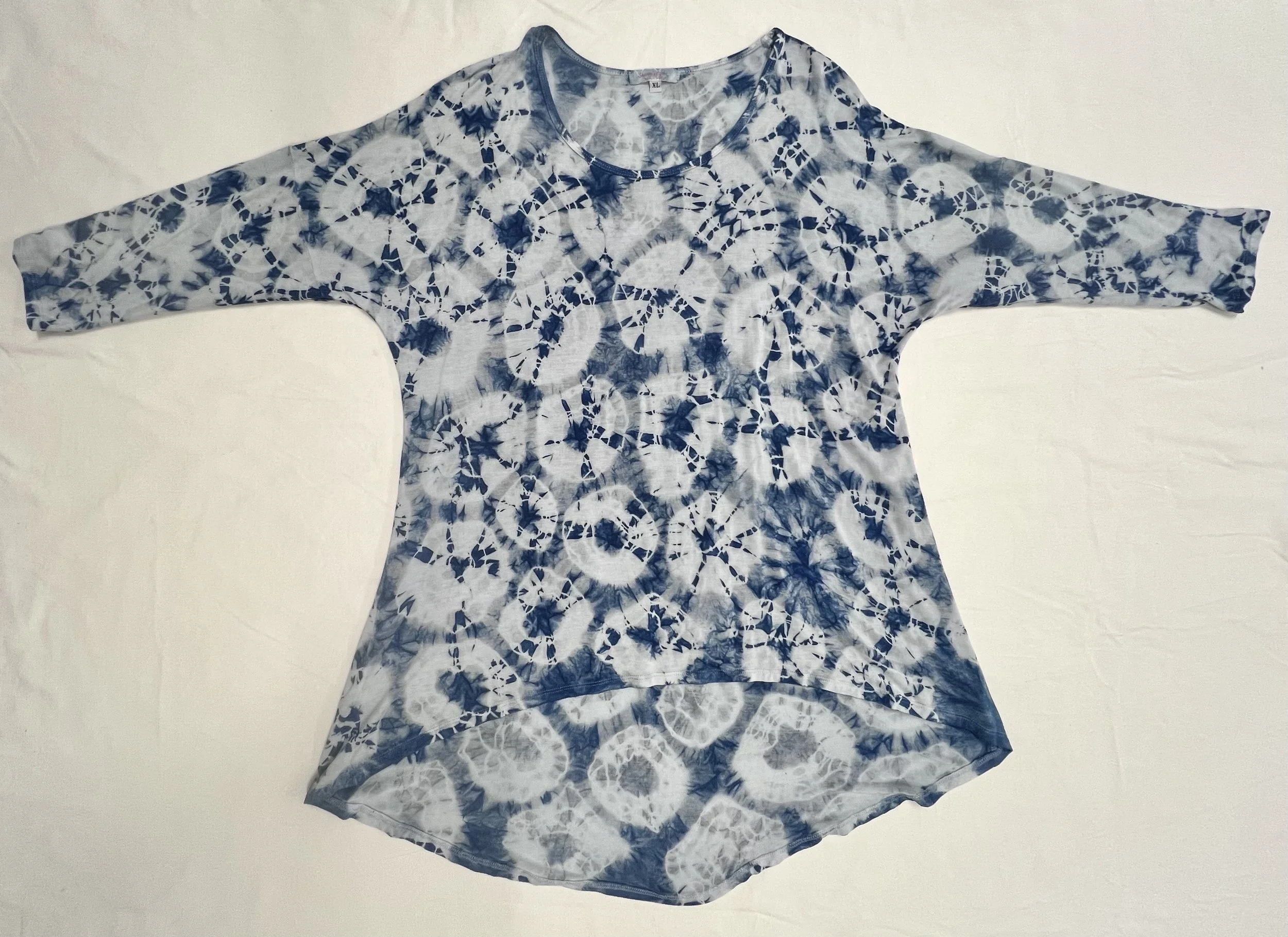 Plant Dyed Tunic - Indigo Kumo - Sizes Small-3XL