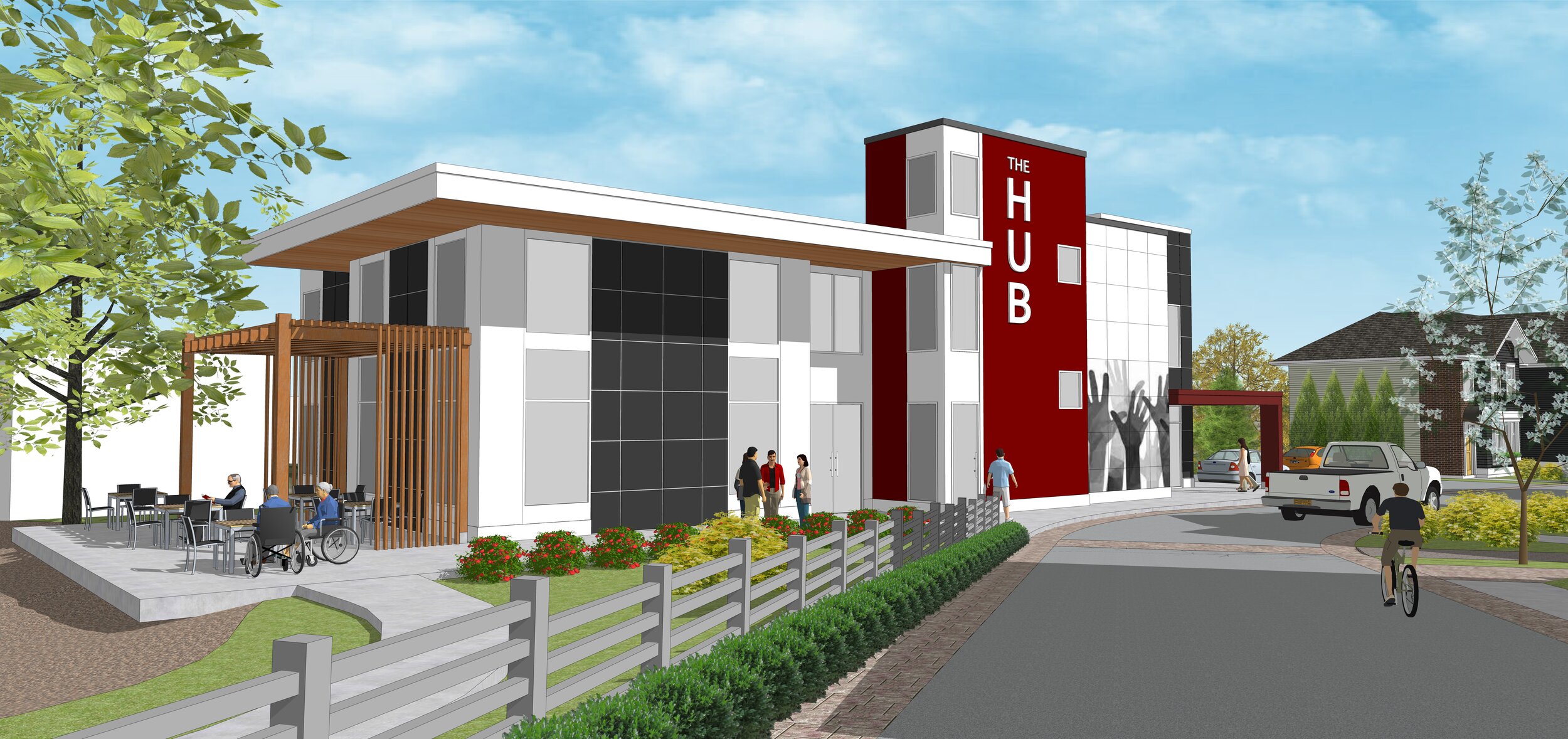 Sketchup Render - Community Center