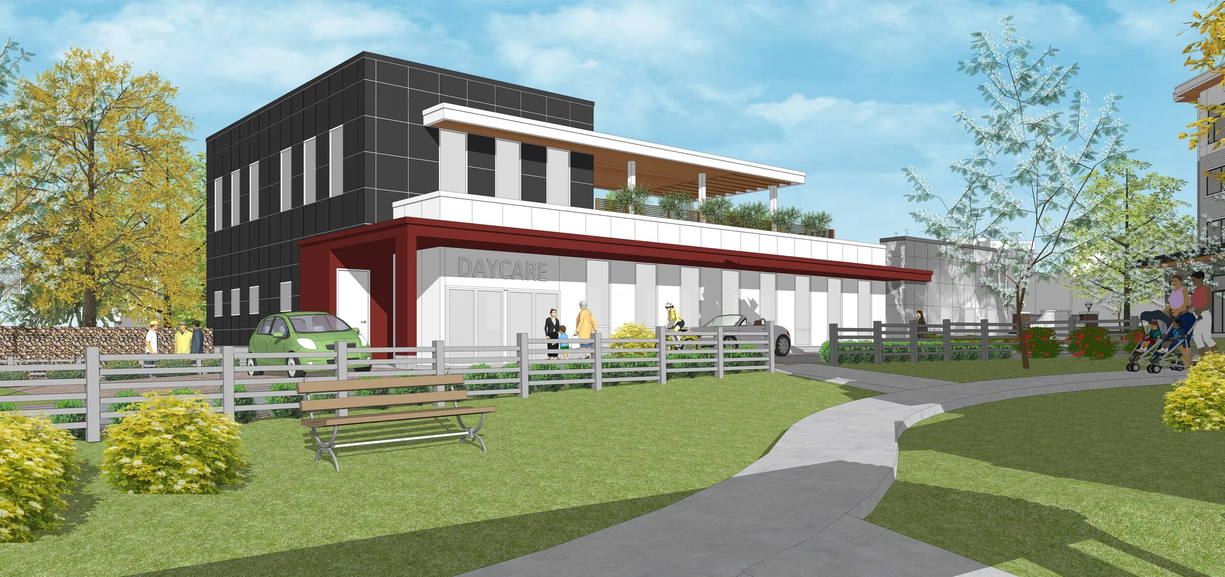 Sketchup Render - Daycare