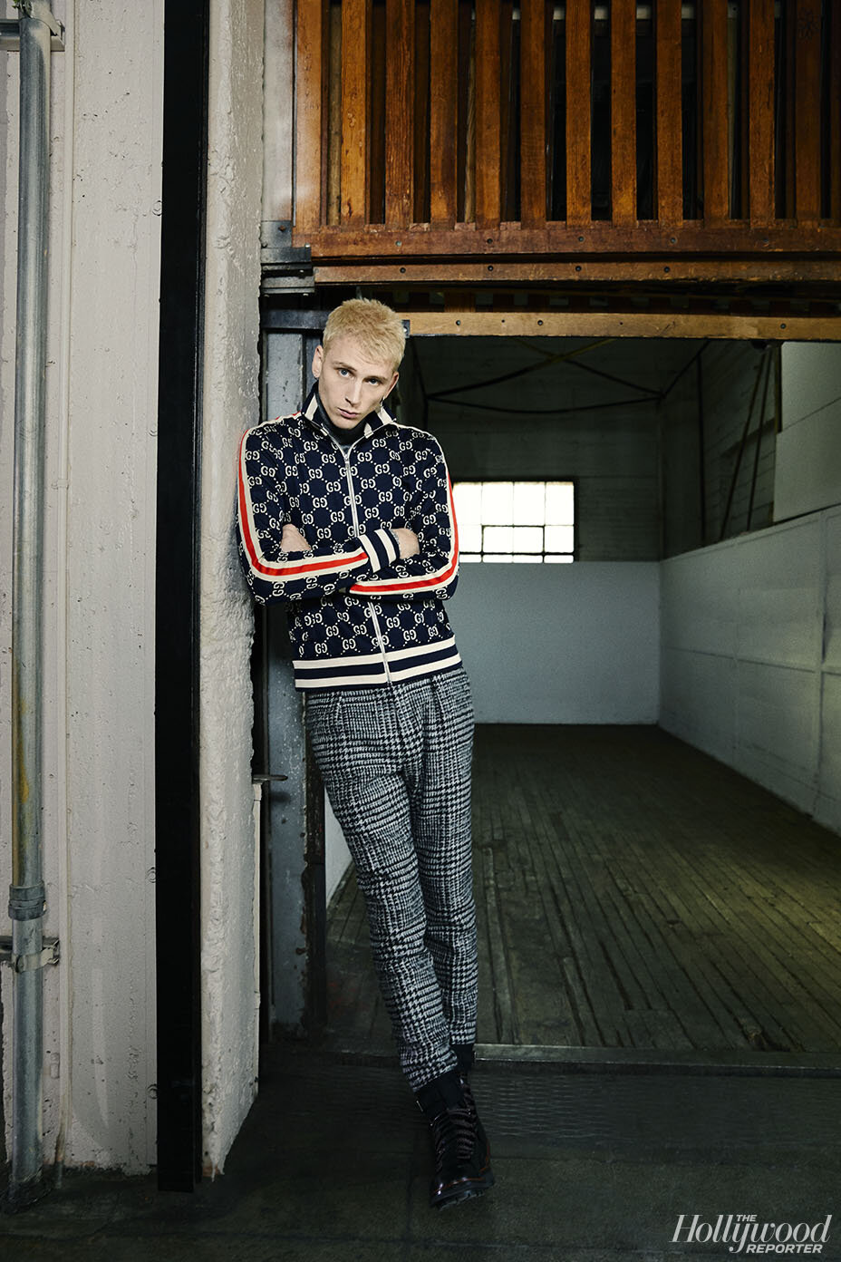 Colson Baker aka Machine Gun Kelly for the Hollywood Reporter styled by Neda Rouhani