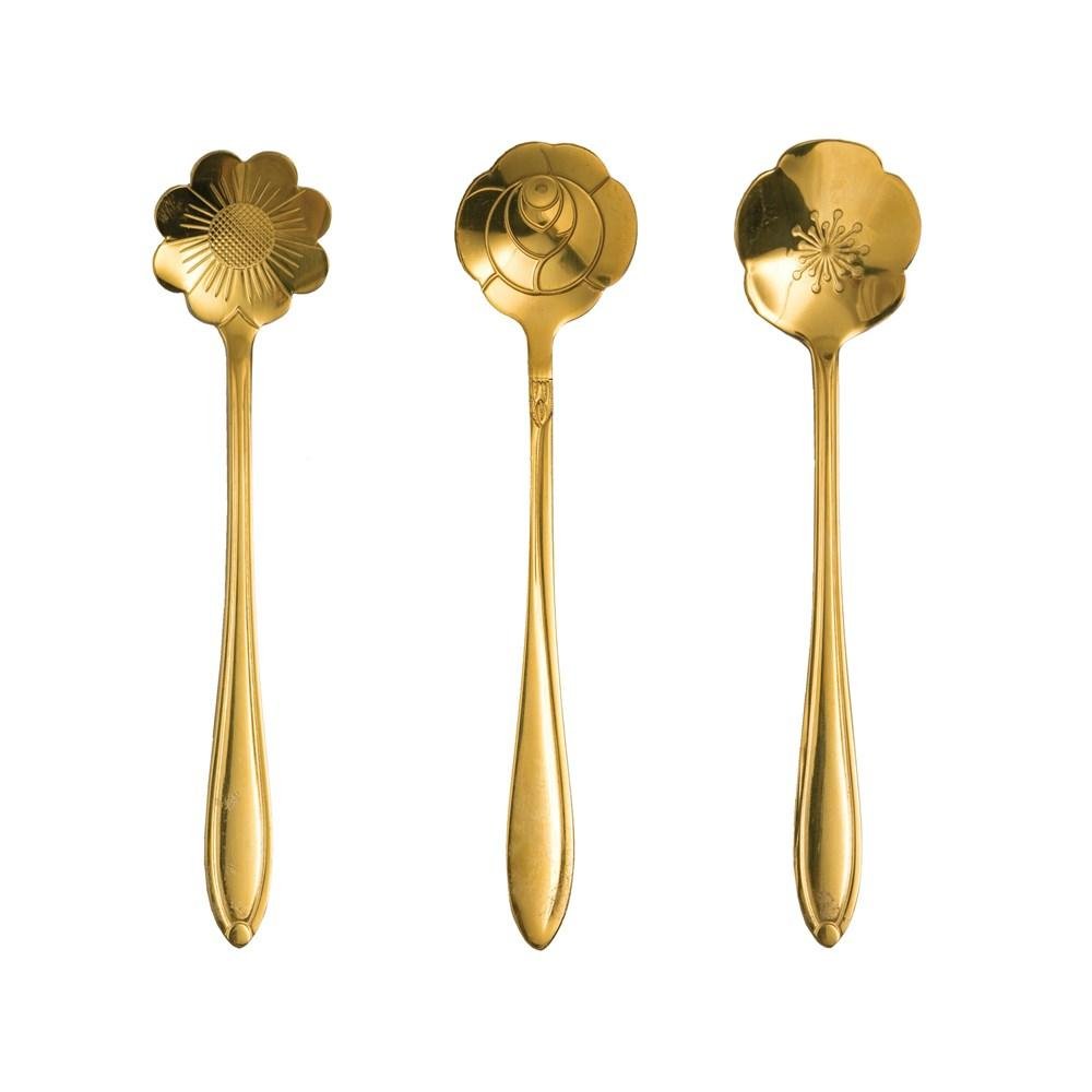 Stainless Steel Flower Spoons set of 3.jpeg