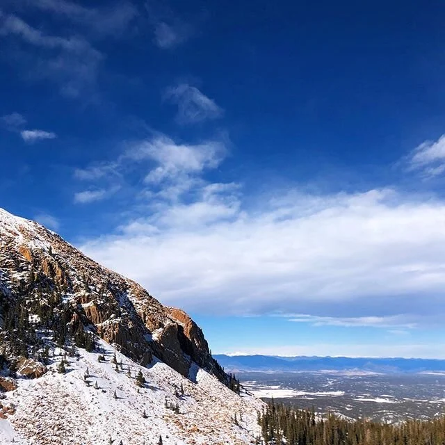 At about this point in our ascent I was feeling pretty light heated from the elevation change, and I liked it.