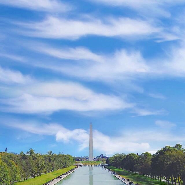 View from the Lincoln Memorial, 2019