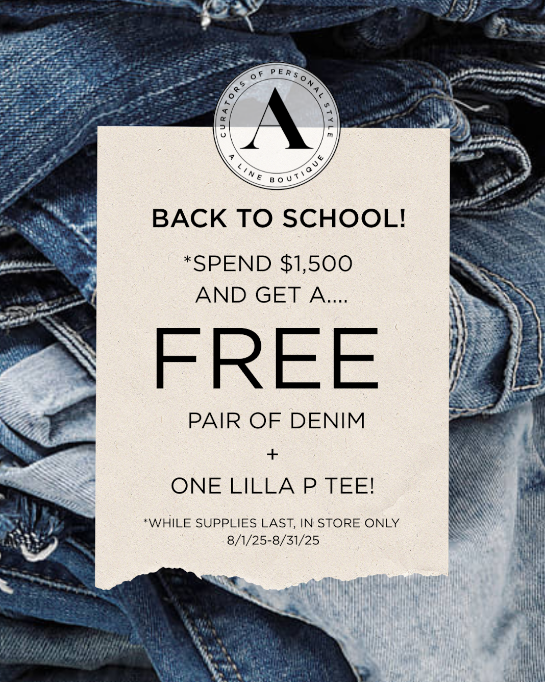 The Denim Edit: How to Find Your Perfect Fit (and Why A Line is the Place to Do It)