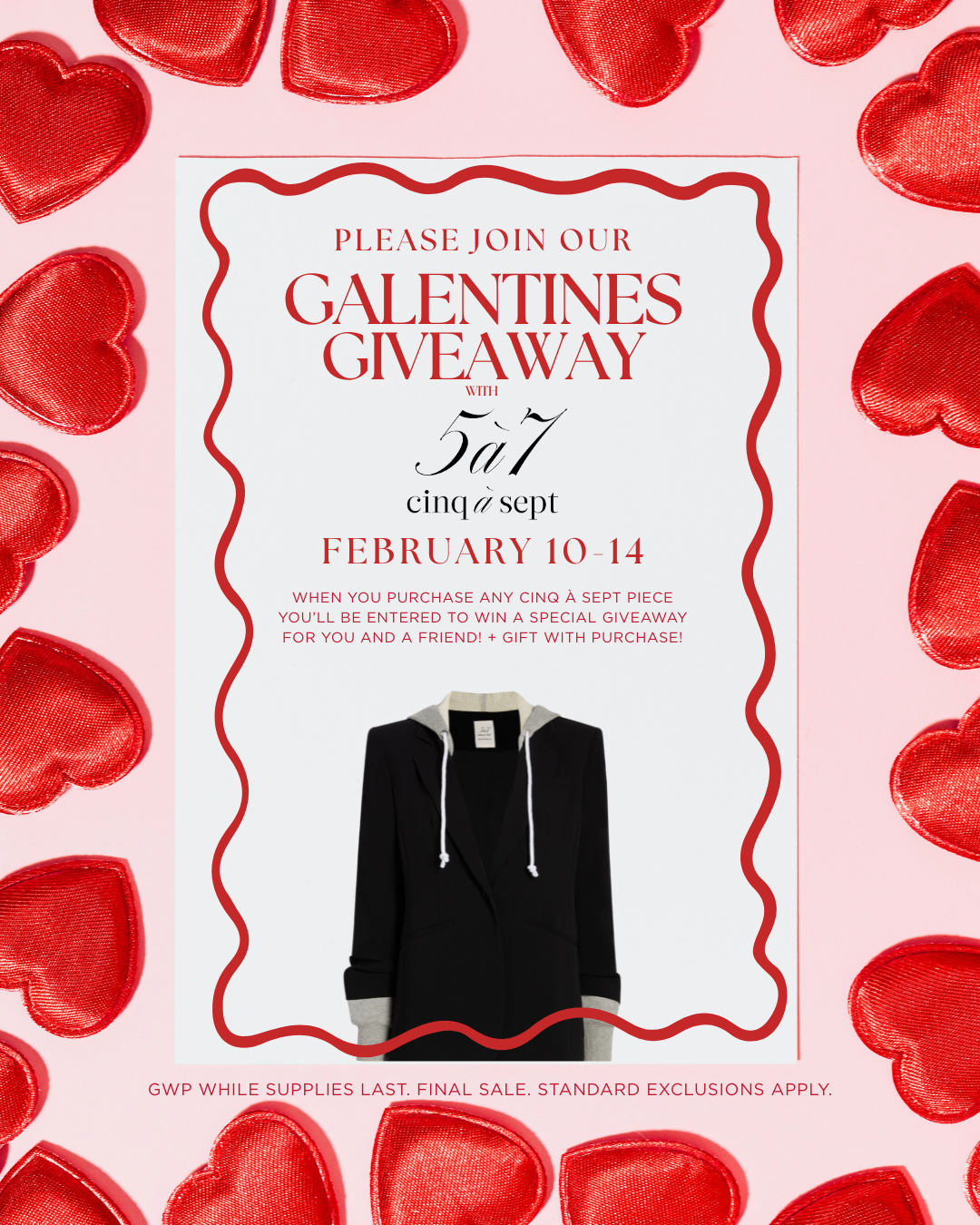 ALL STATES: CINQ À SEPT GALENTINES GIVEAWAY