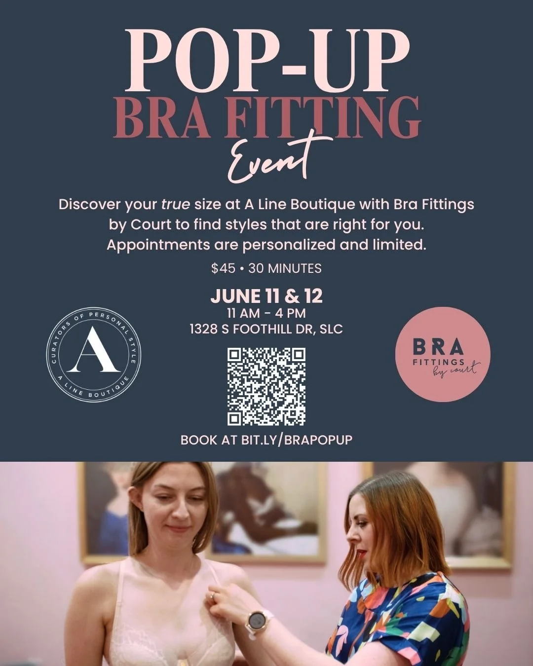 UT: Bra Fitting Pop Up