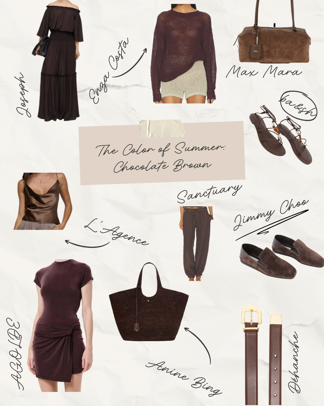 The Color of the Summer: Chocolate Brown