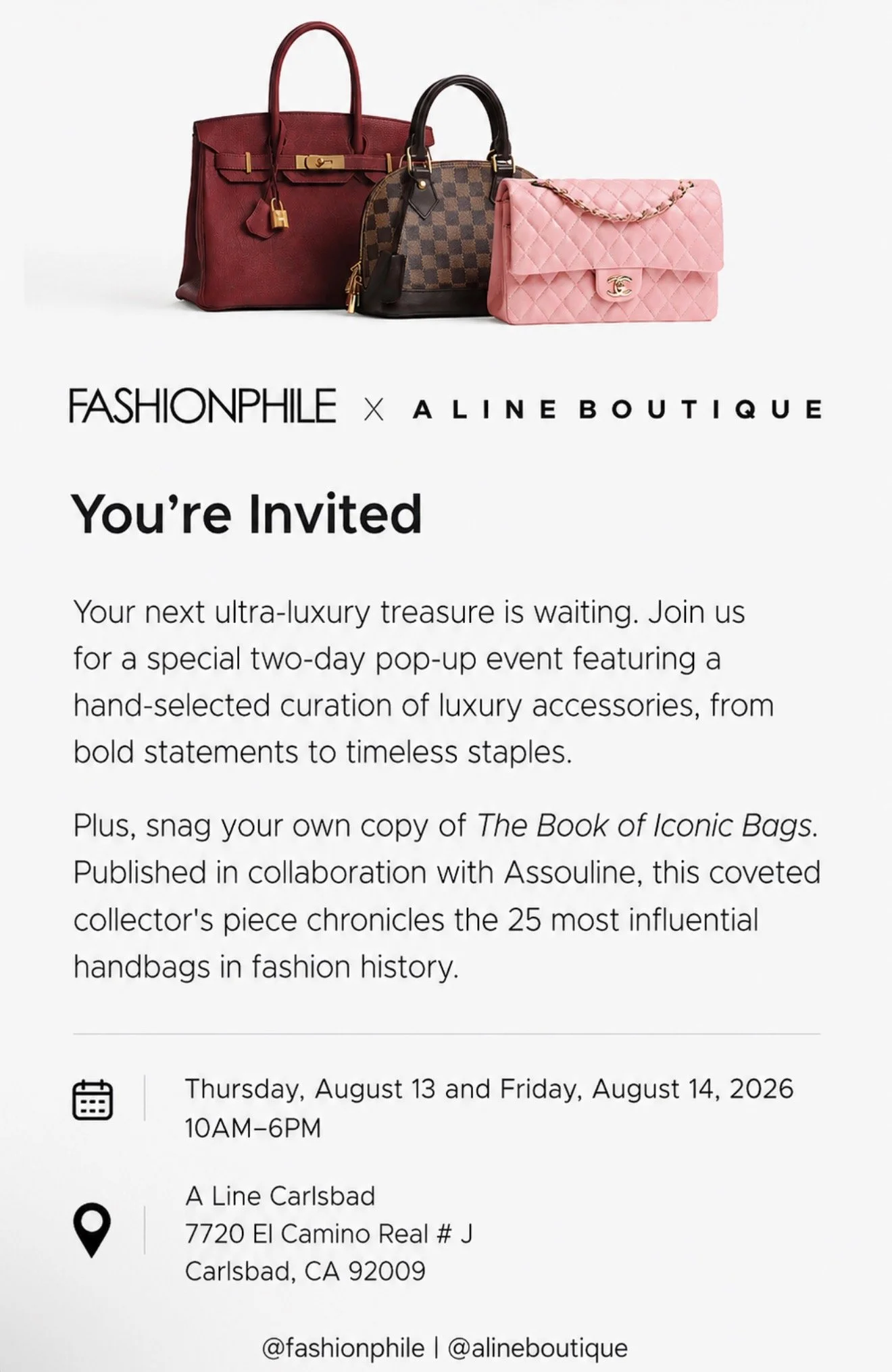 CA: FASHIONPHILE Pop Up