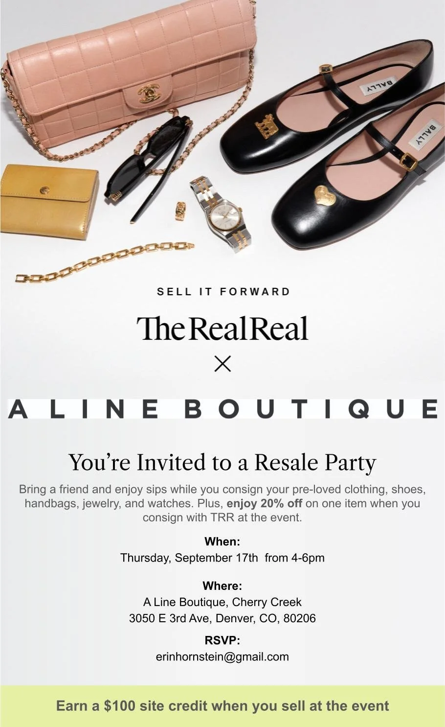 CC: Resale Event with The Real Real 