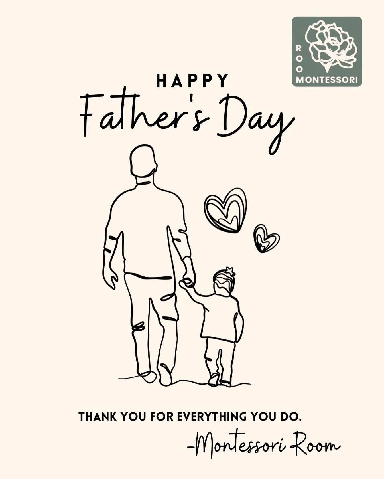 Happy Father’s Day to the incredible dads in our Montessori Room family! 💙 Your presence, guidance, and love shape your children in the most meaningful ways.
“The heart of a father is the masterpiece of nature.” – Antoine Fr