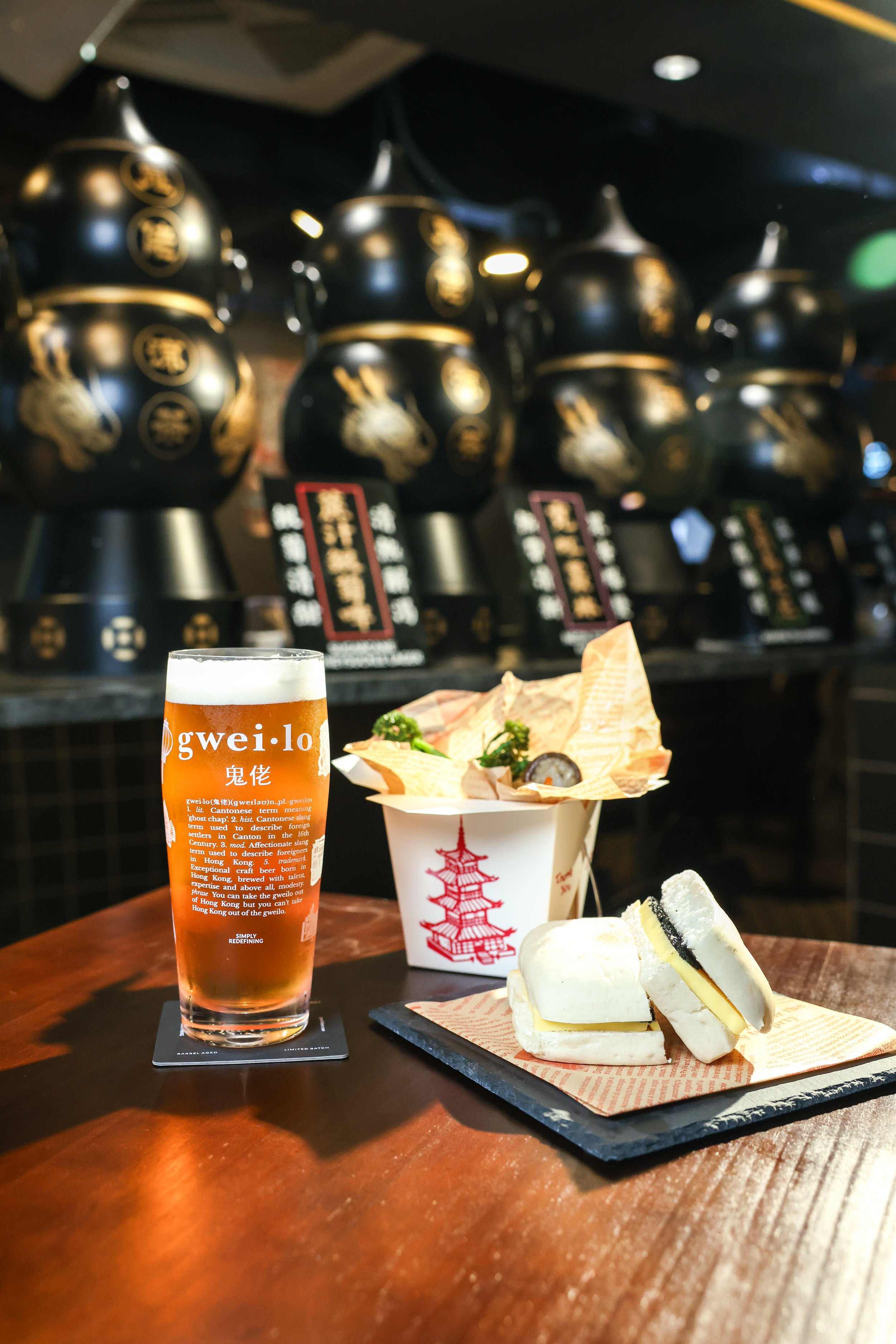 craft beer and bar snacks