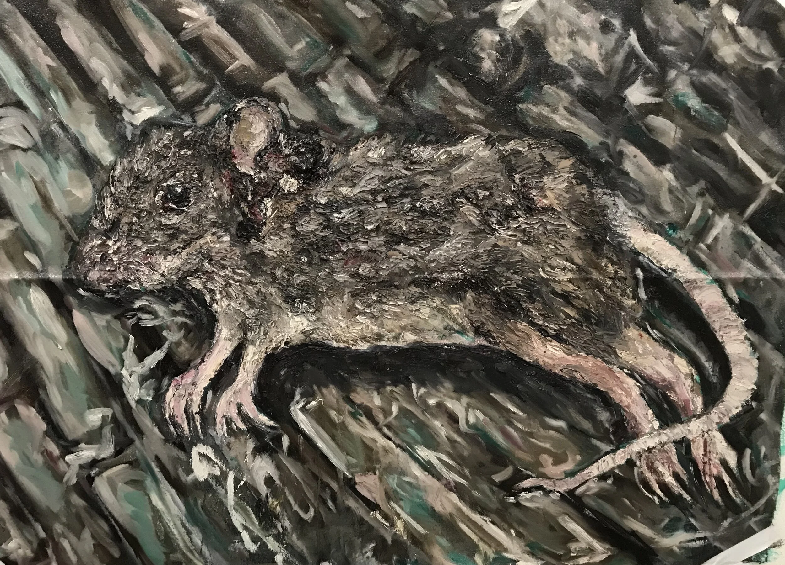 Fear of Death, 2019, Oil on Canvas, 30x38