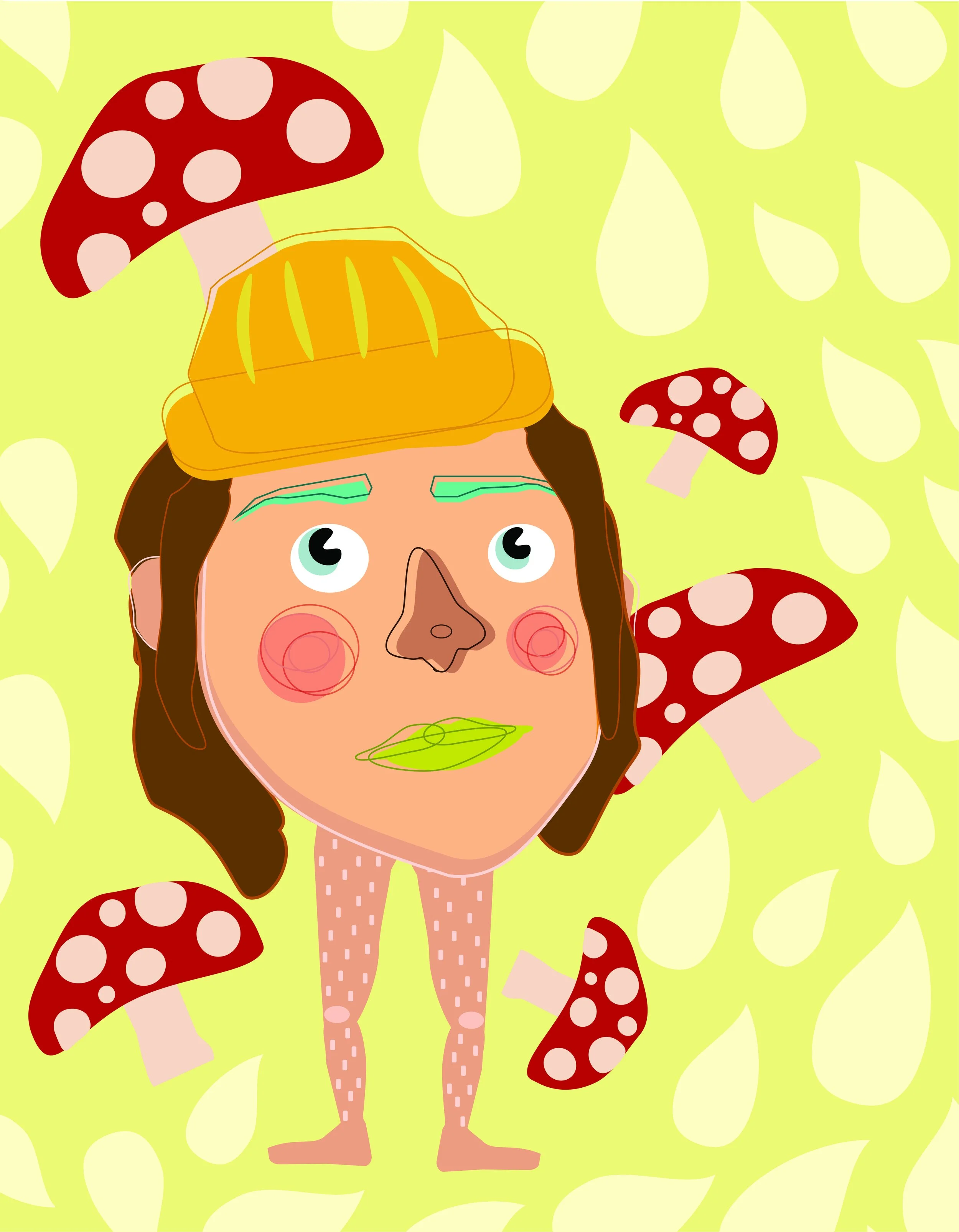 Self Portrait, 2018, Digital Illustration