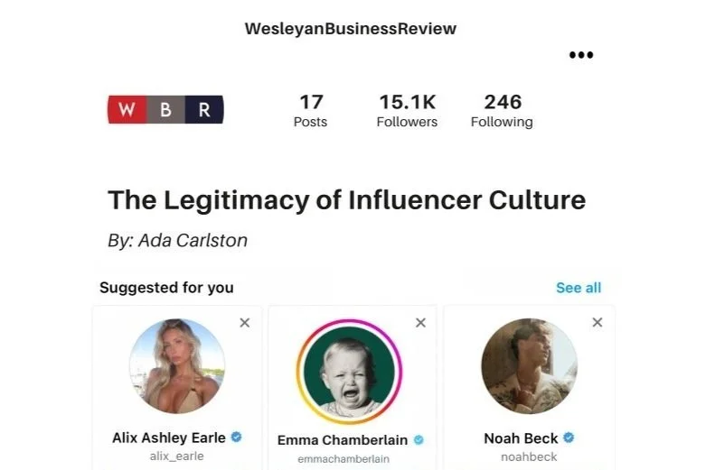 The Legitimacy of Influencer Culture